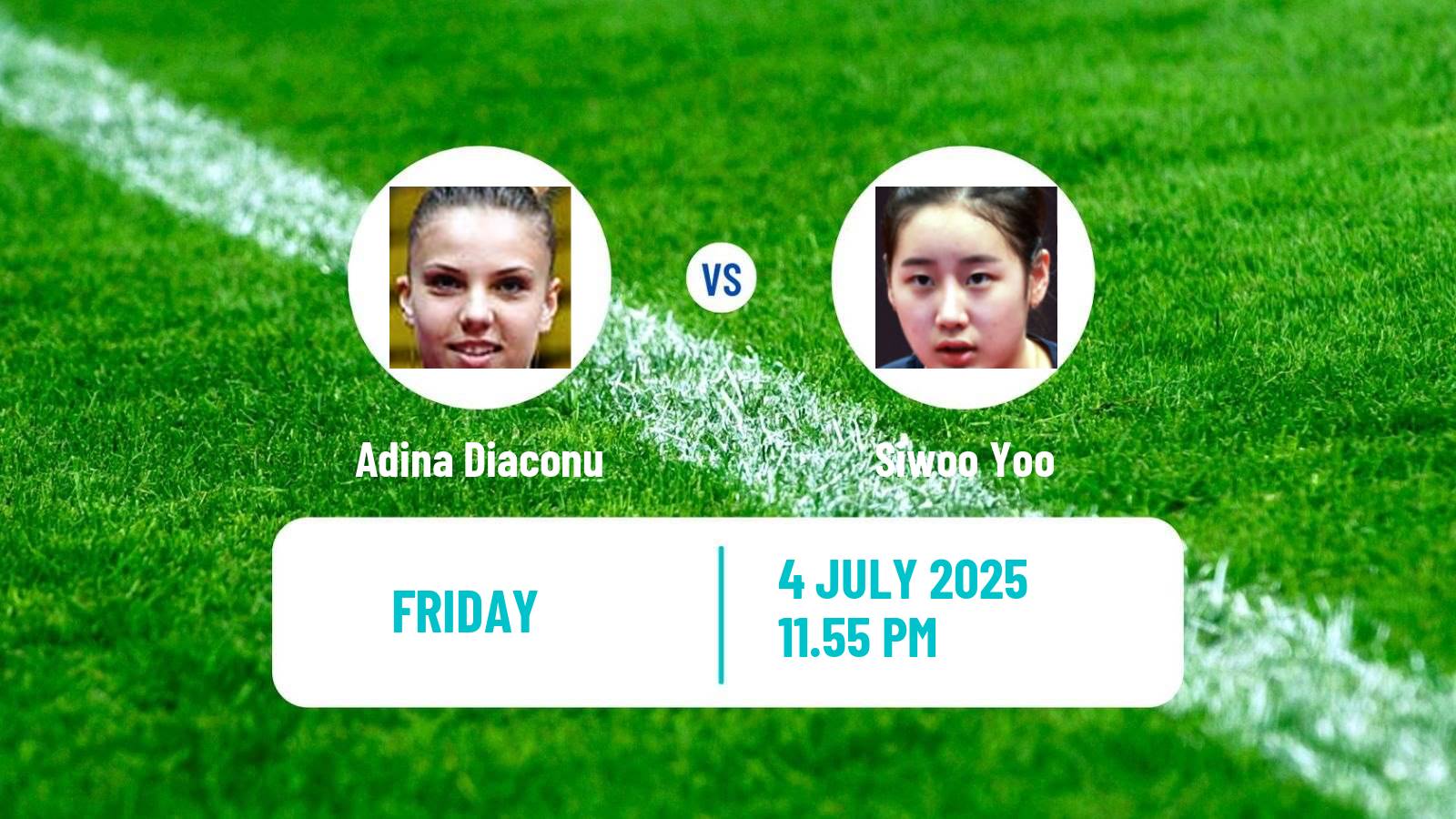 Table tennis United States Smash Women Adina Diaconu - Siwoo Yoo