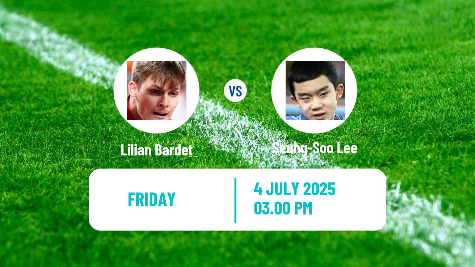 Table tennis United States Smash Men Lilian Bardet - Seung-Soo Lee