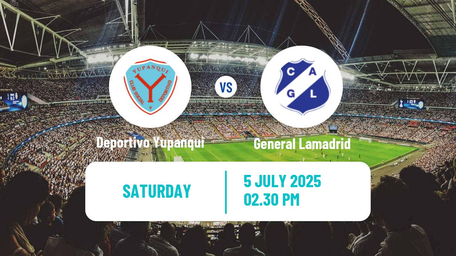 Soccer Argentinian Primera C Deportivo Yupanqui - General Lamadrid