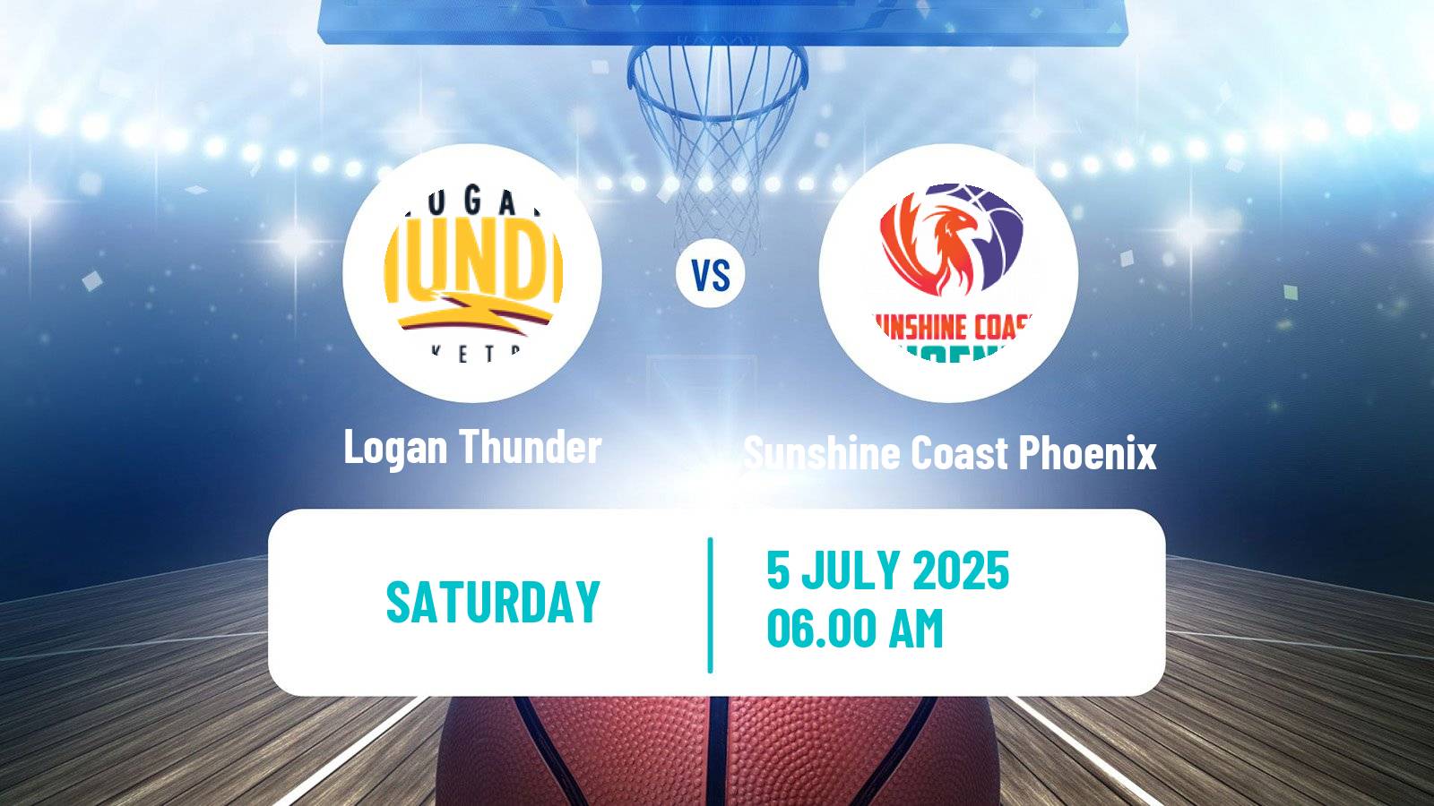 Basketball Australian NBL1 North Logan Thunder - Sunshine Coast Phoenix