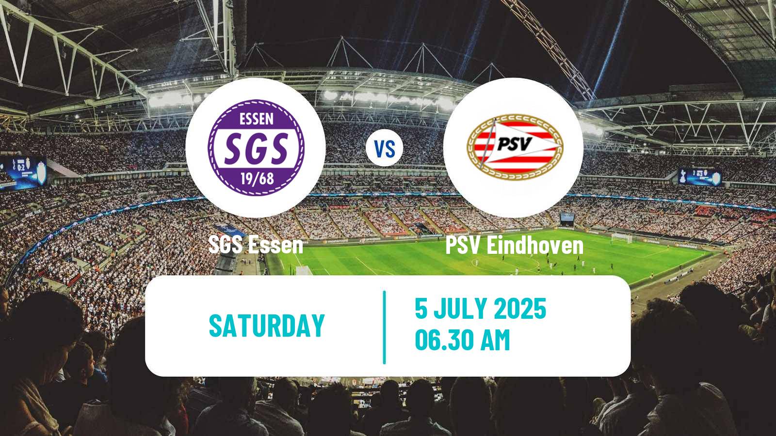 Soccer Club Friendly Women SGS Essen - PSV Eindhoven