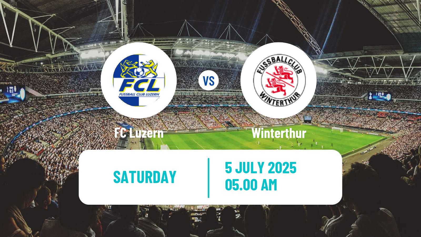 Soccer Club Friendly Luzern - Winterthur