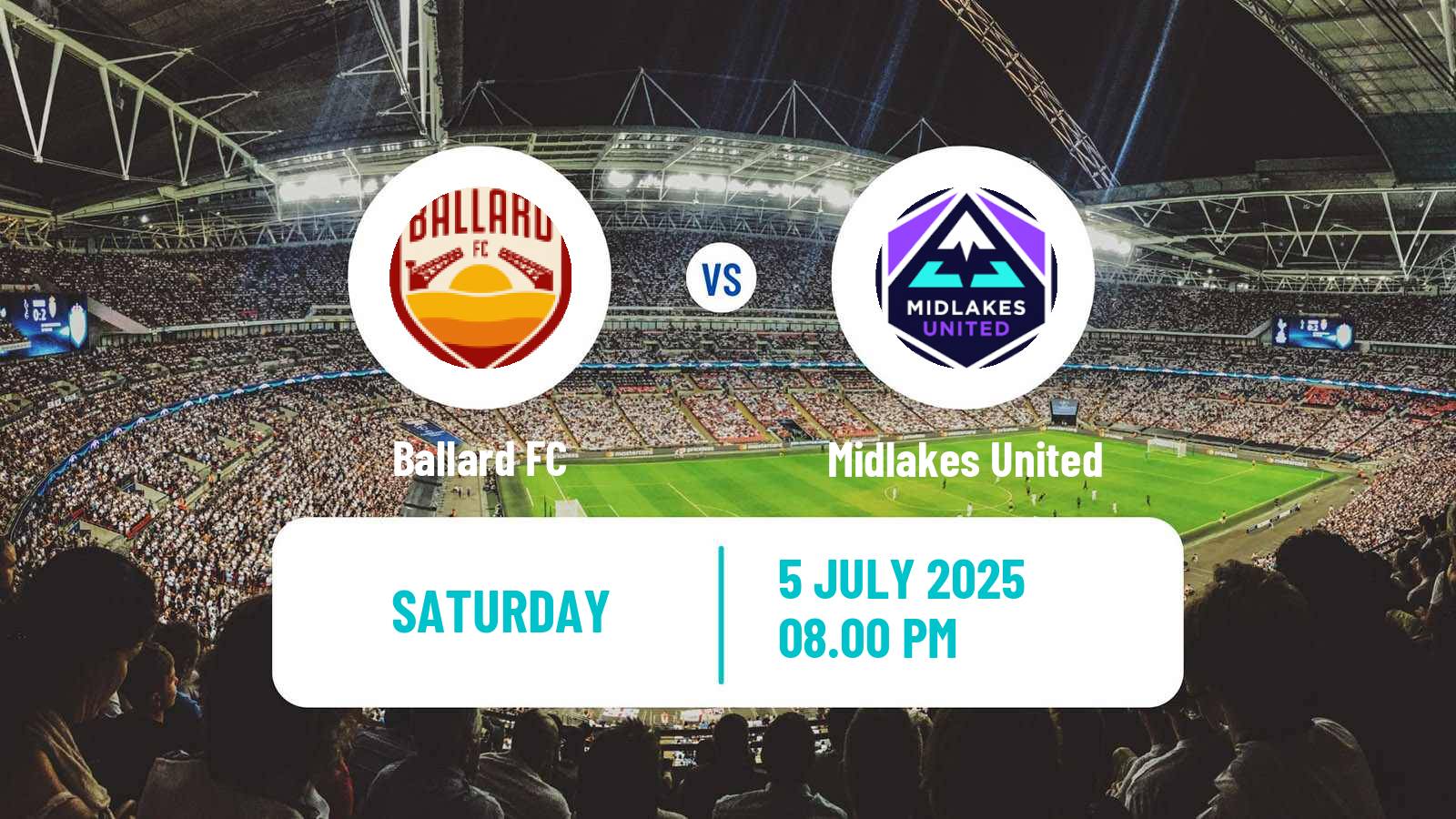 Soccer USL League Two Ballard - Midlakes United