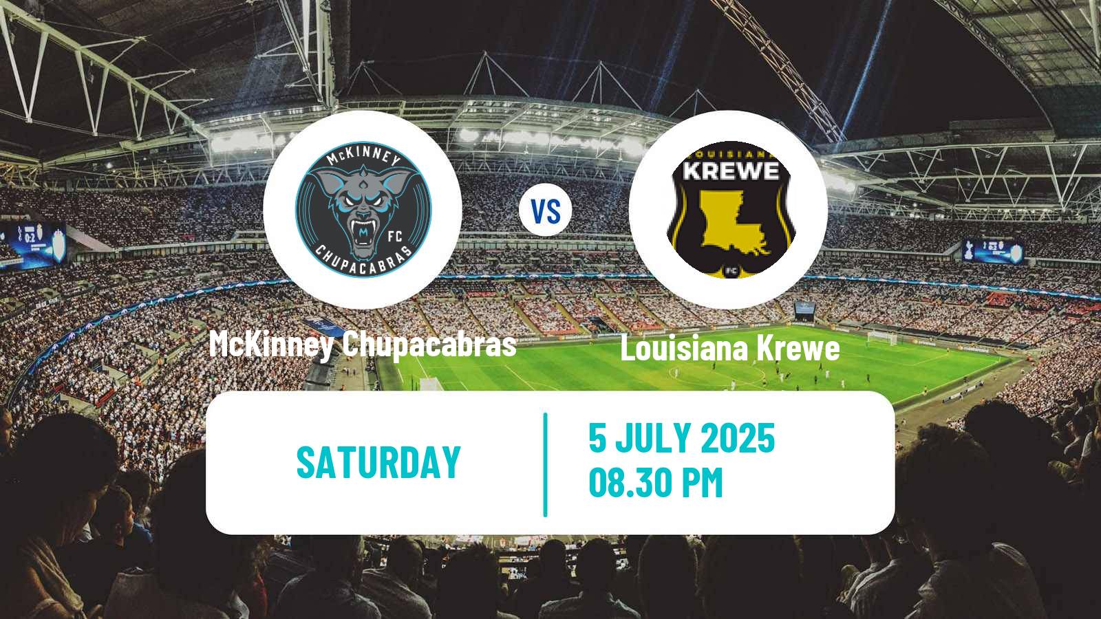 Soccer USL League Two McKinney Chupacabras - Louisiana Krewe