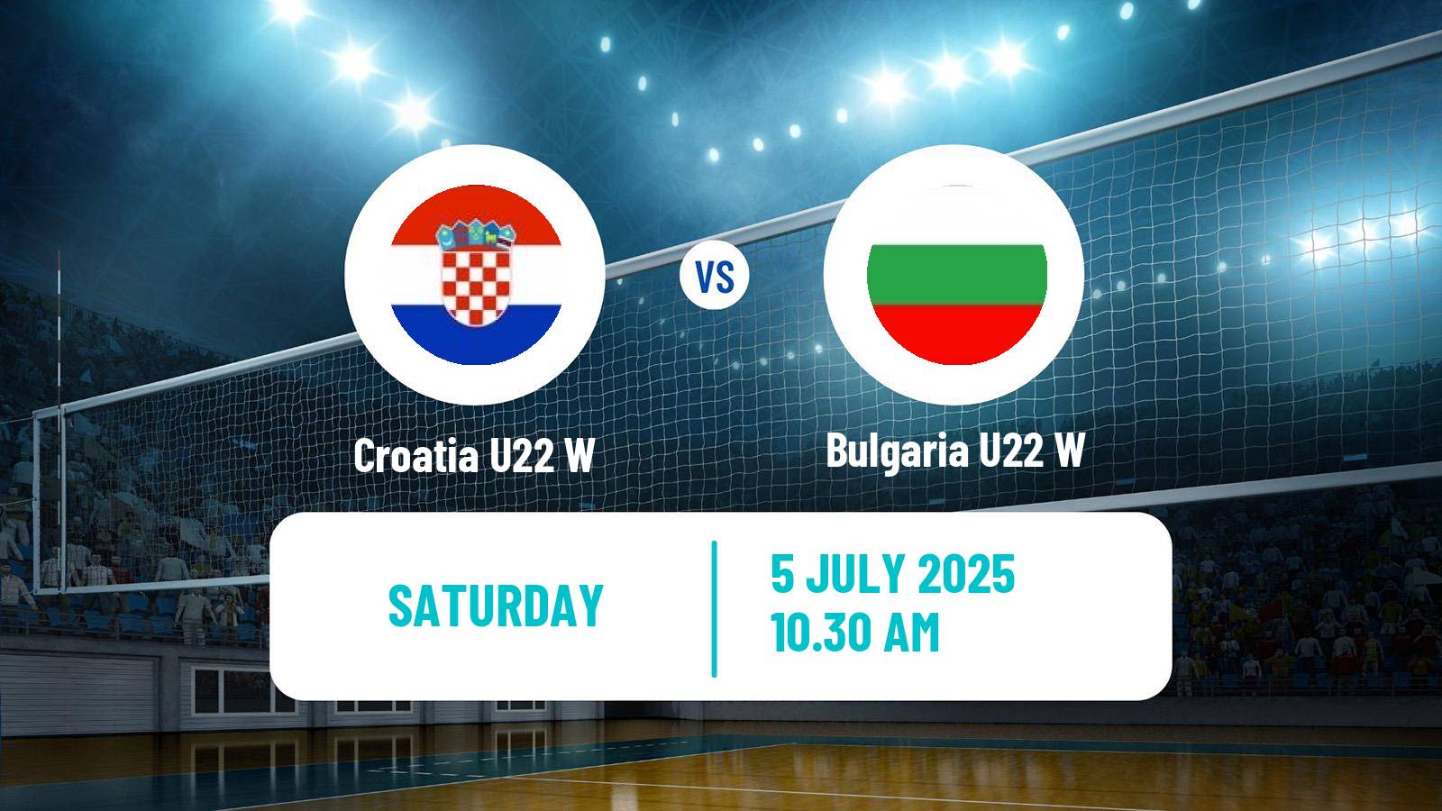 Volleyball European Championship U22 Volleyball Women Croatia U22 W - Bulgaria U22 W