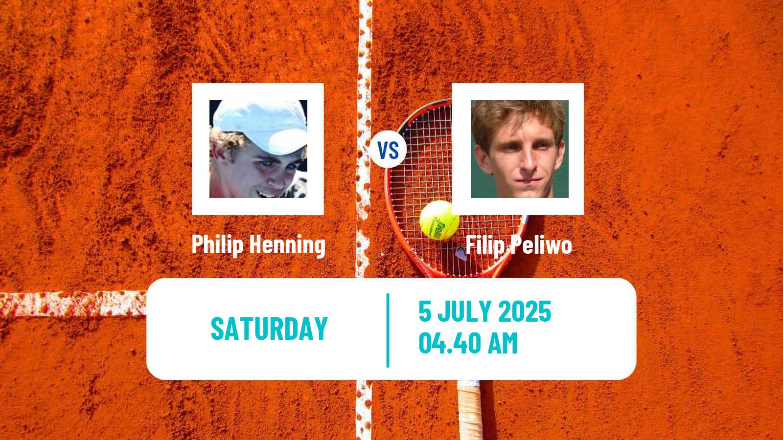 Tennis ITF M25 Hillcrest Men Philip Henning - Filip Peliwo
