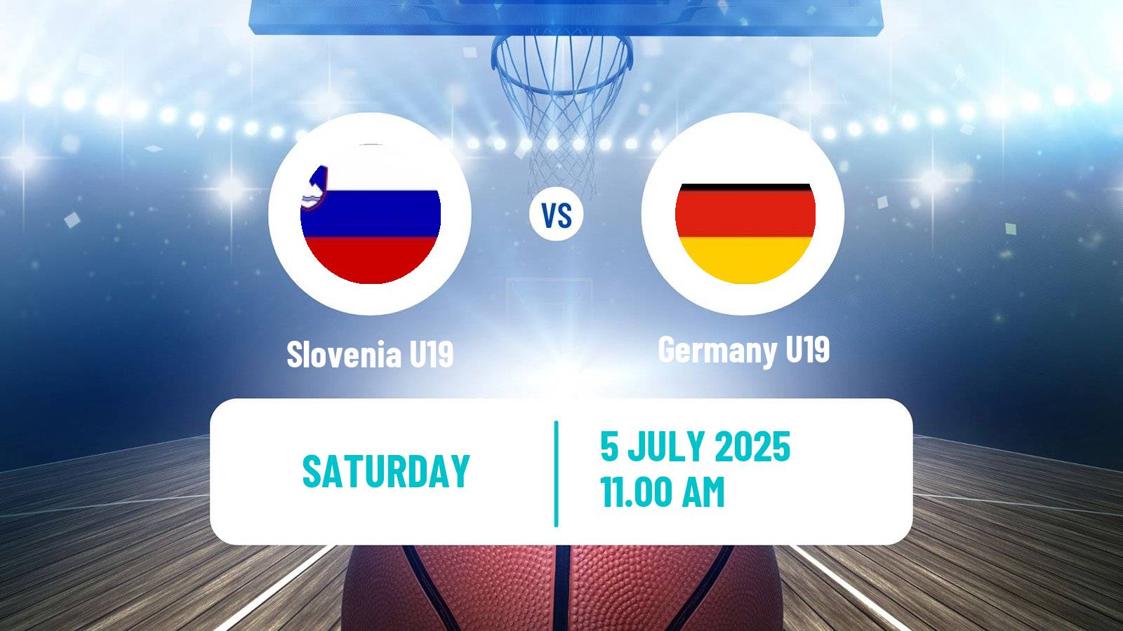 Basketball World Championship U19 Basketball Slovenia U19 - Germany U19