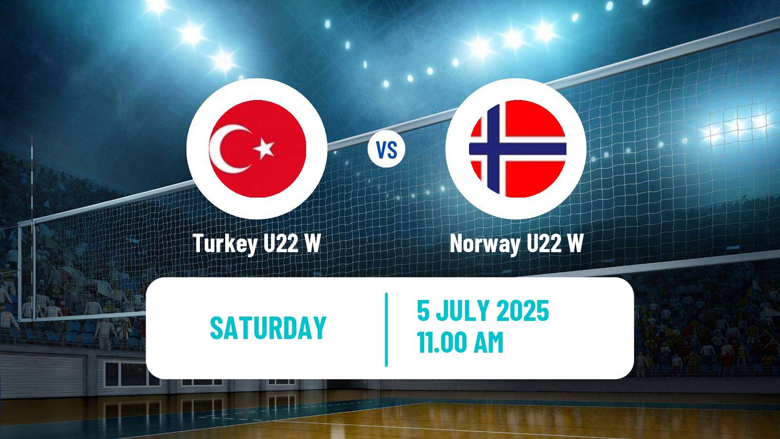 Volleyball European Championship U22 Volleyball Women Turkey U22 W - Norway U22 W