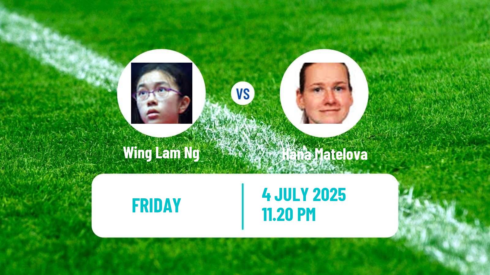 Table tennis United States Smash Women Wing Lam Ng - Hana Matelova