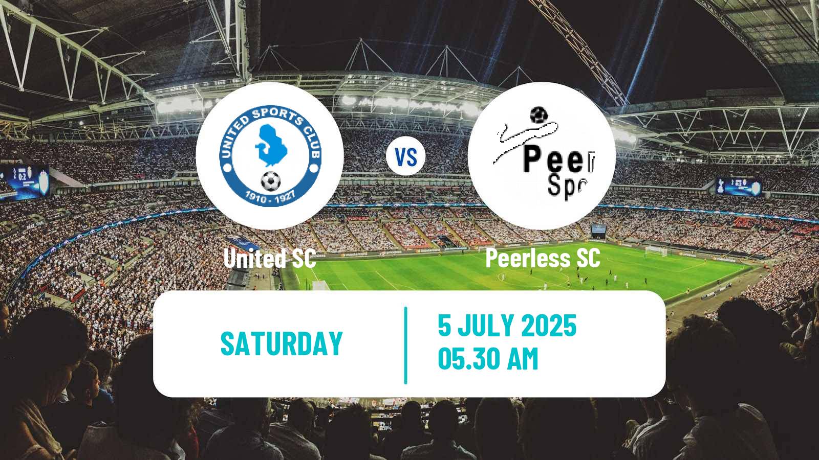 Soccer Calcutta Premier Division United SC - Peerless