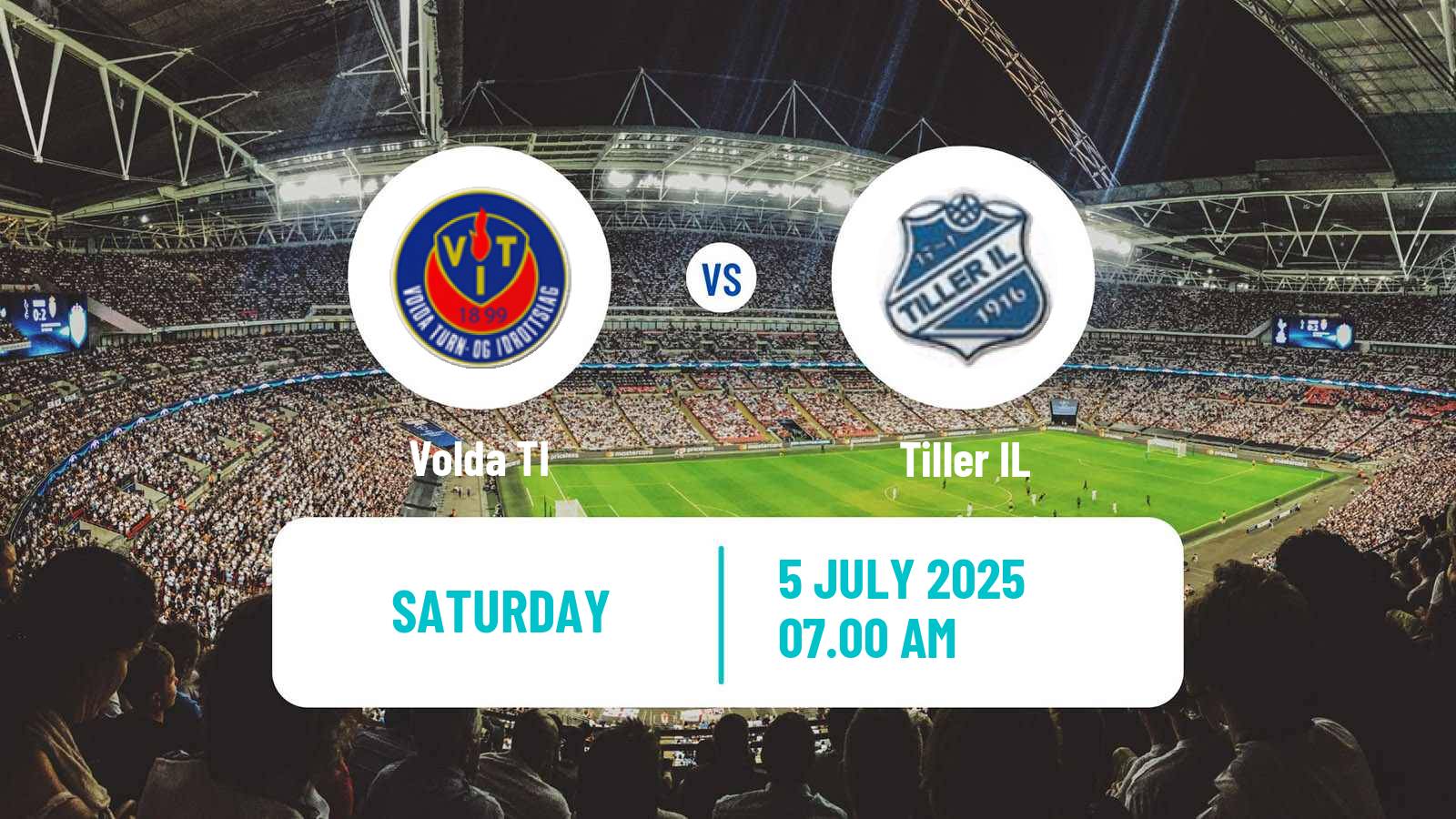 Soccer Norwegian Division 3 - Group 2 Volda - Tiller