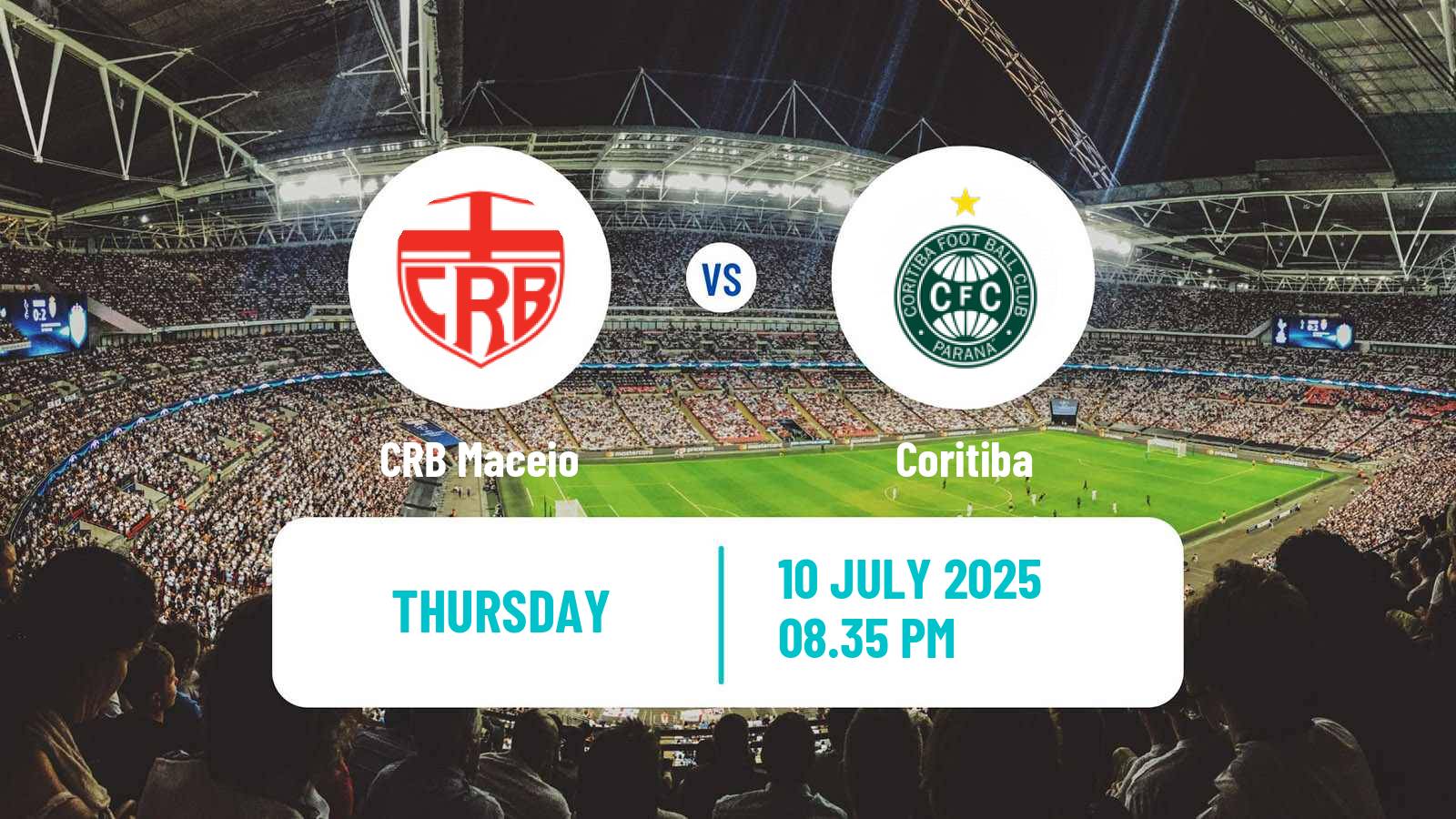 Soccer Brazilian Serie B CRB Maceio - Coritiba