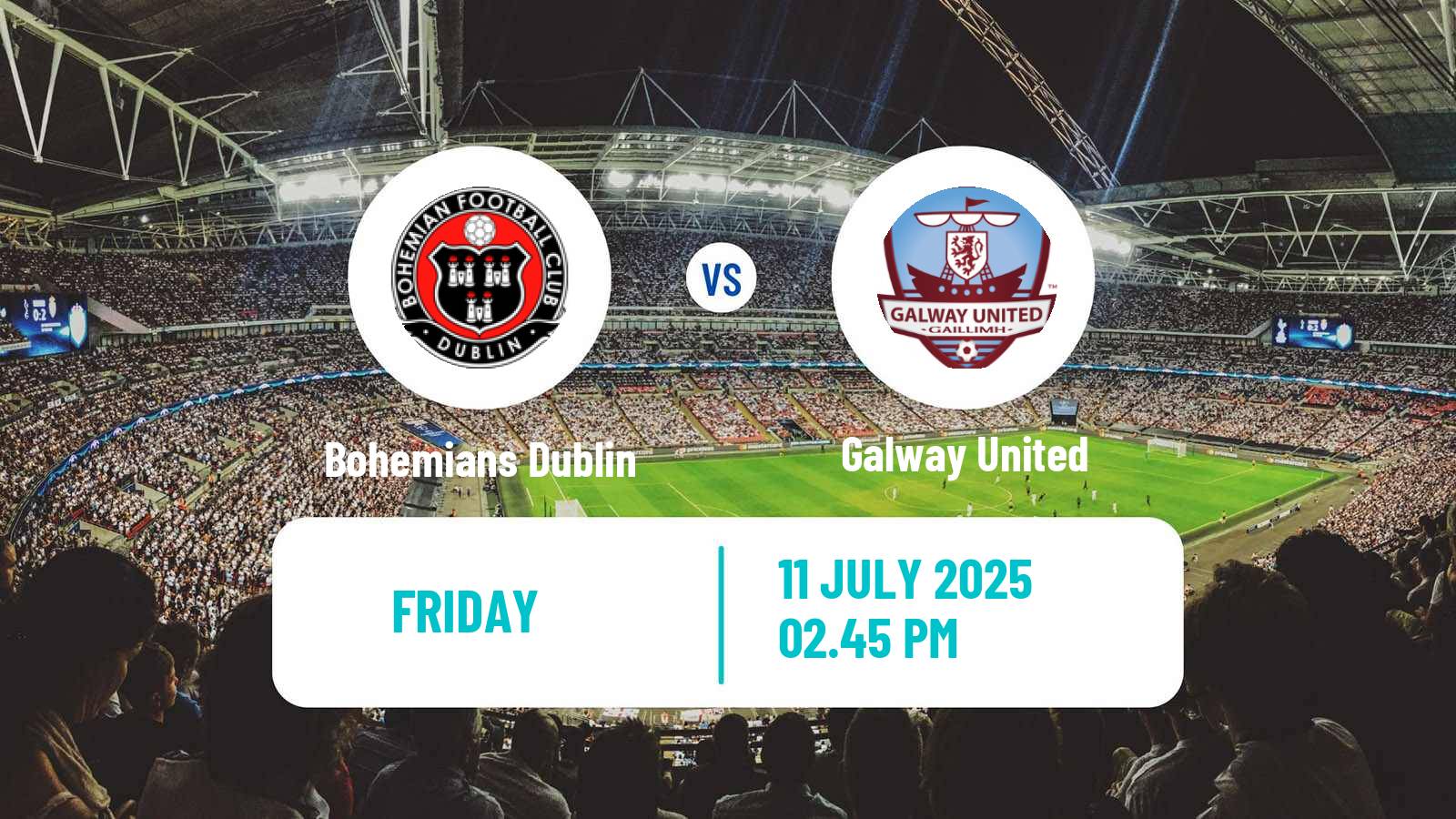 Soccer Irish Premier Division Bohemians Dublin - Galway United