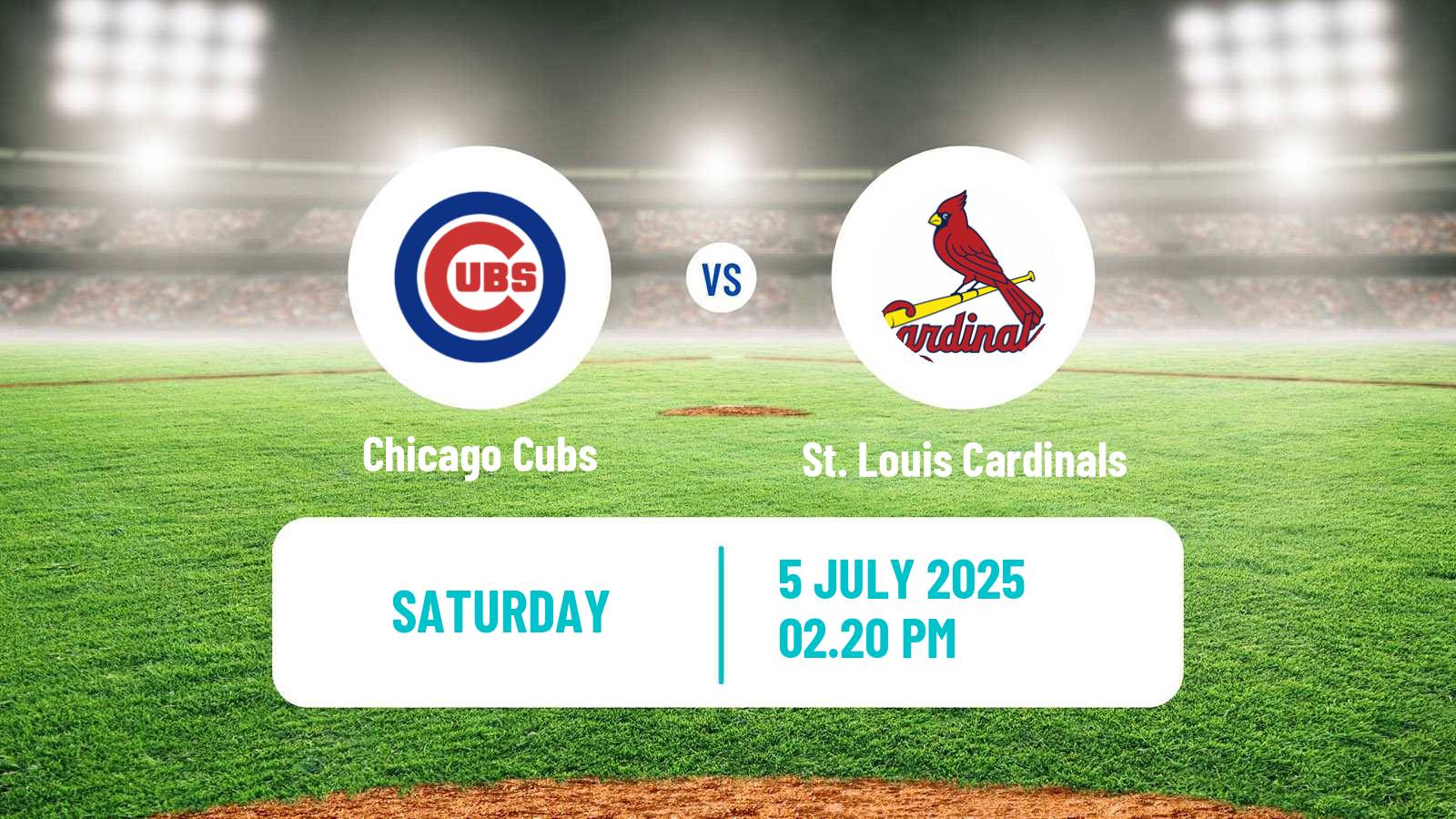 Baseball MLB Chicago Cubs - St. Louis Cardinals