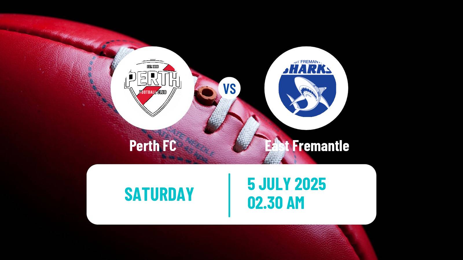 Aussie rules WAFL Perth - East Fremantle