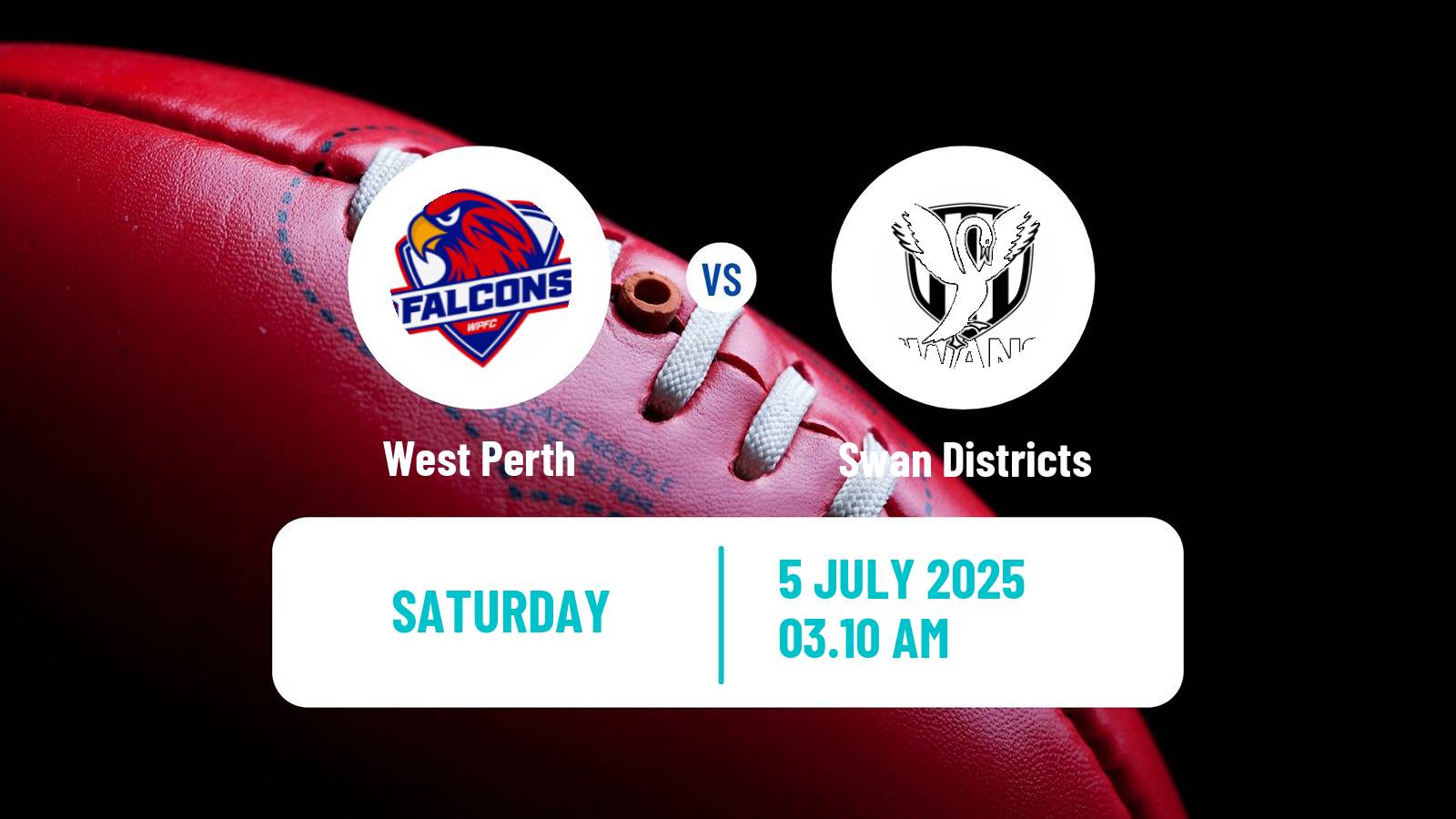 Aussie rules WAFL West Perth - Swan Districts