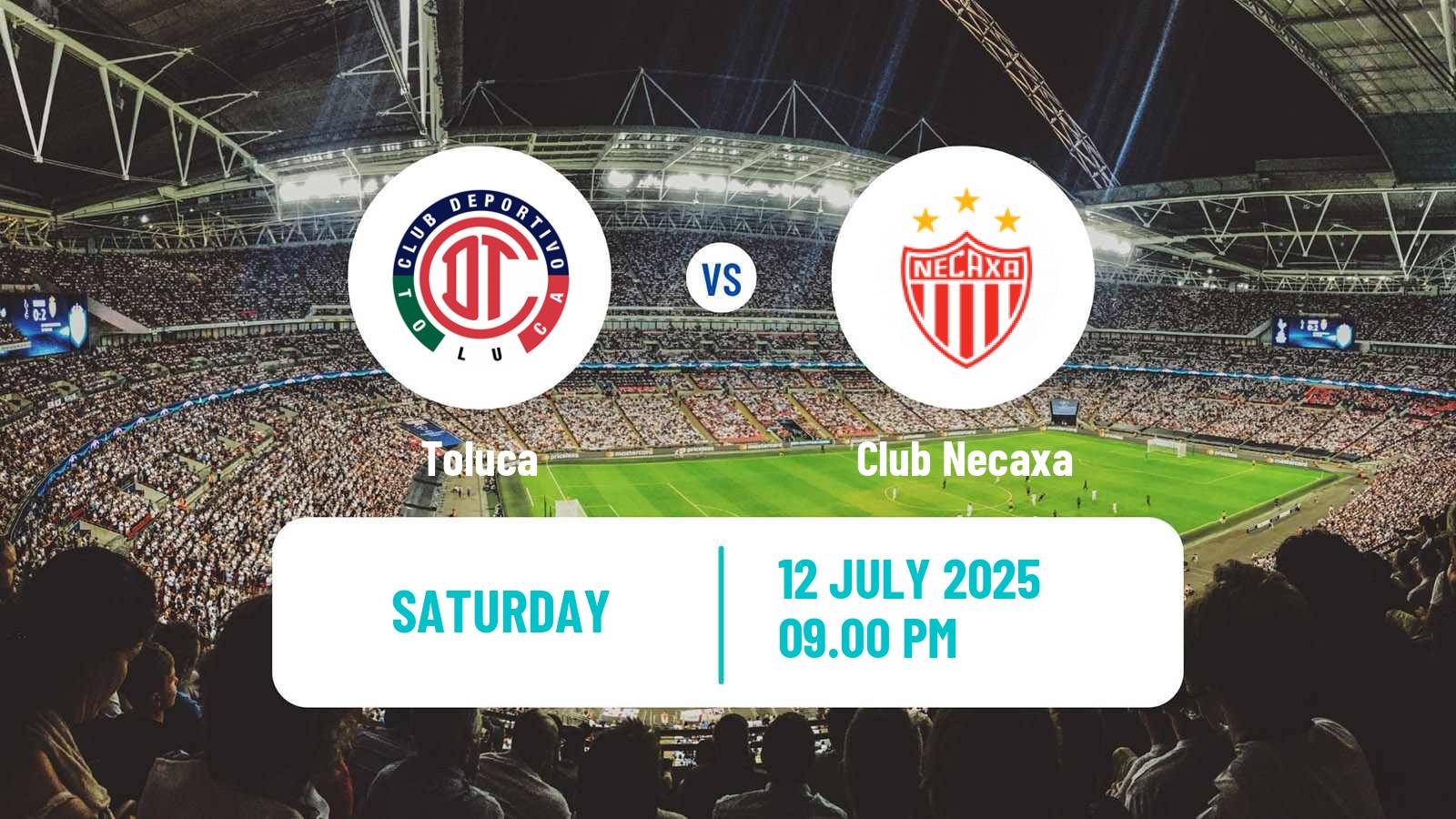Soccer Mexican Liga MX Toluca - Necaxa