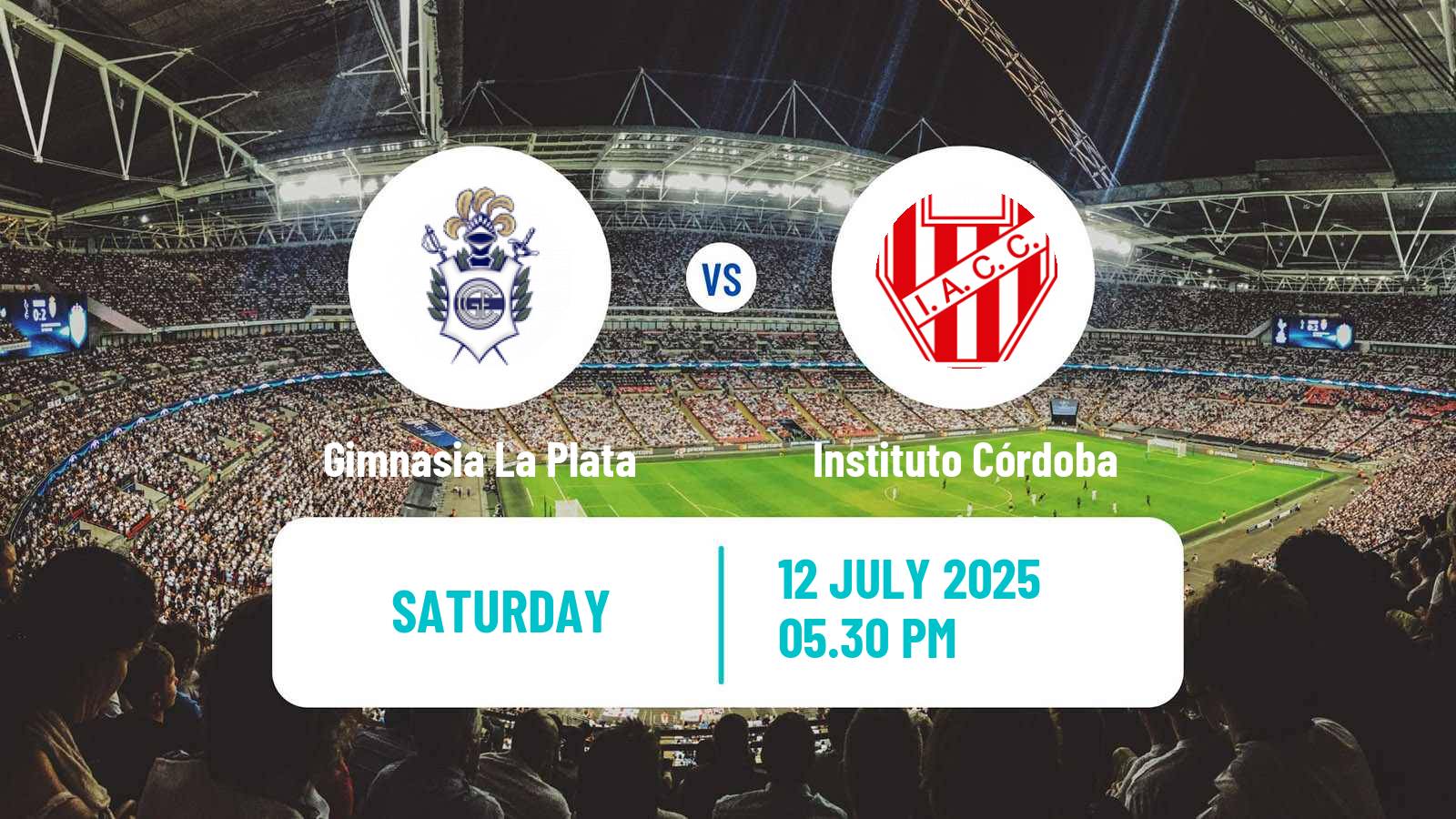 Soccer Argentinian Liga Profesional Gimnasia La Plata - Instituto Córdoba