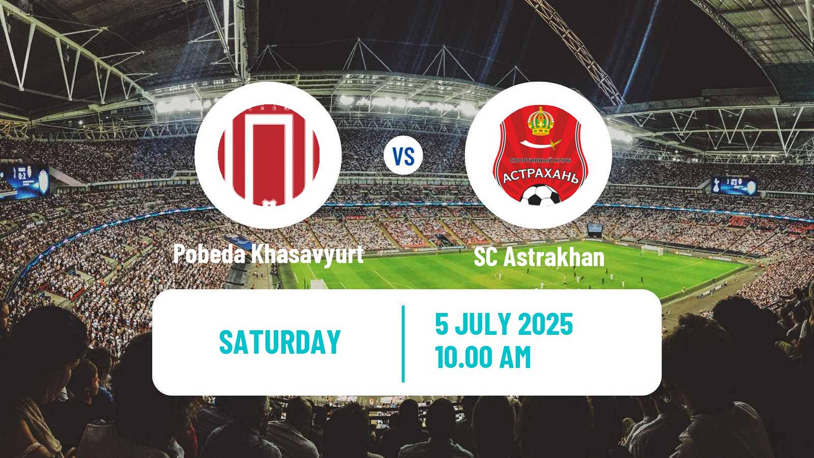 Soccer FNL 2 Division B Group 1 Pobeda Khasavyurt - Astrakhan