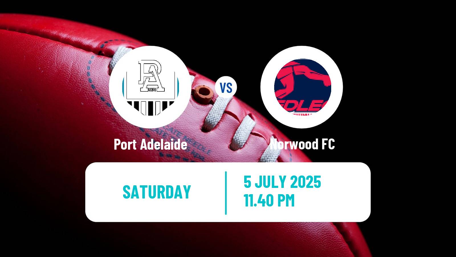 Aussie rules SANFL Port Adelaide - Norwood