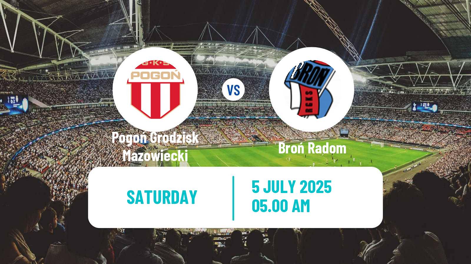 Soccer Club Friendly Pogoń Grodzisk Mazowiecki - Broń Radom
