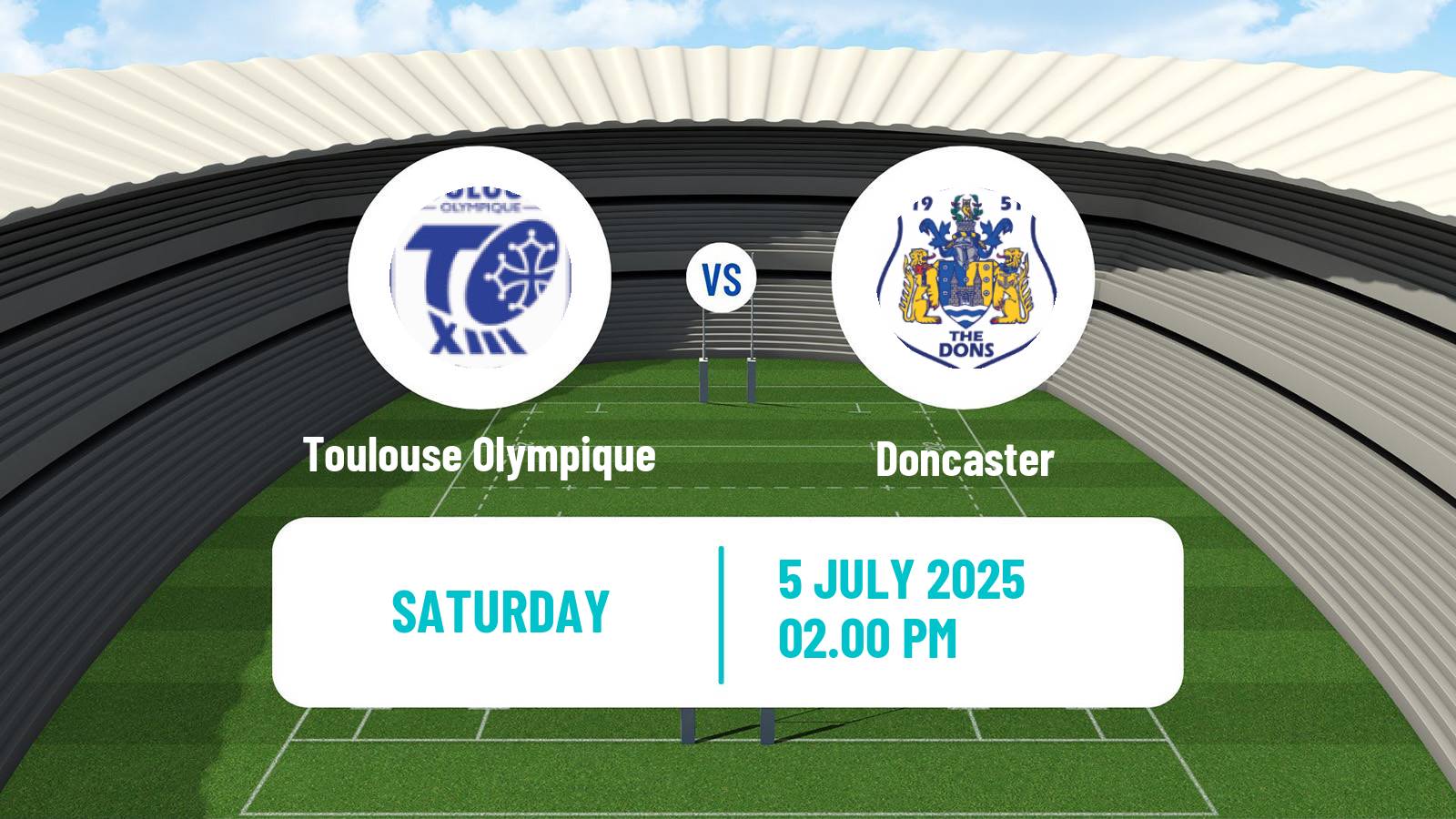 Rugby league English Championship Rugby League Toulouse Olympique - Doncaster
