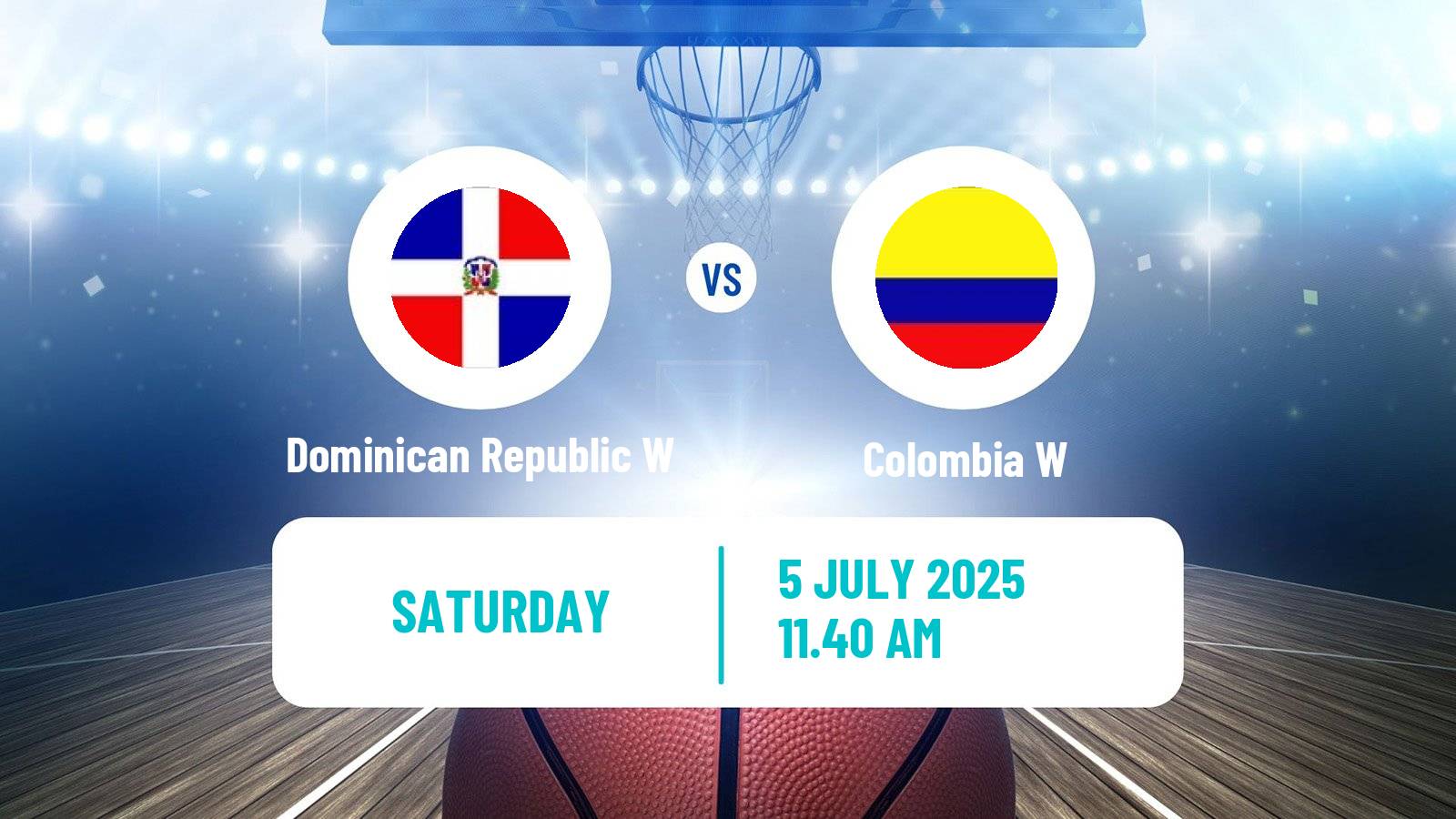 Basketball AmeriCup Basketball Women Dominican Republic W - Colombia W