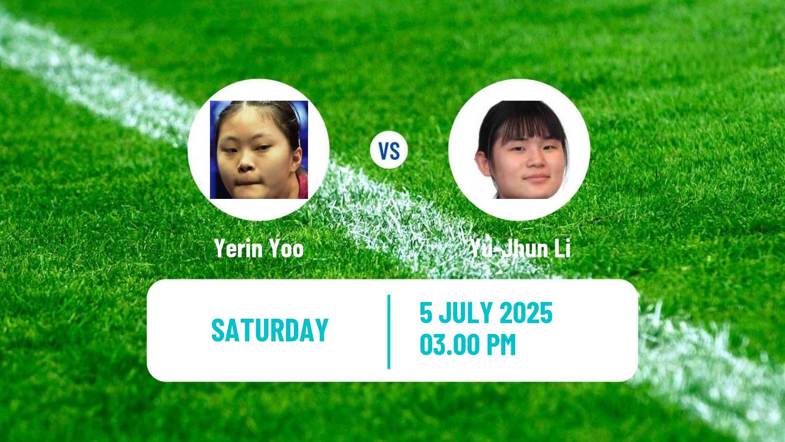 Table tennis United States Smash Women Yerin Yoo - Yu-Jhun Li