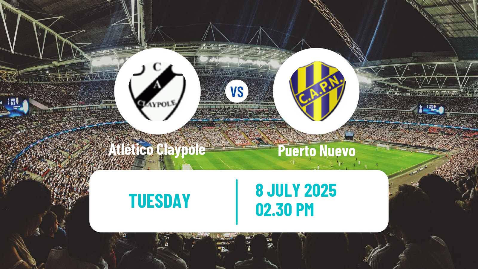 Soccer Argentinian Primera C Atlético Claypole - Puerto Nuevo