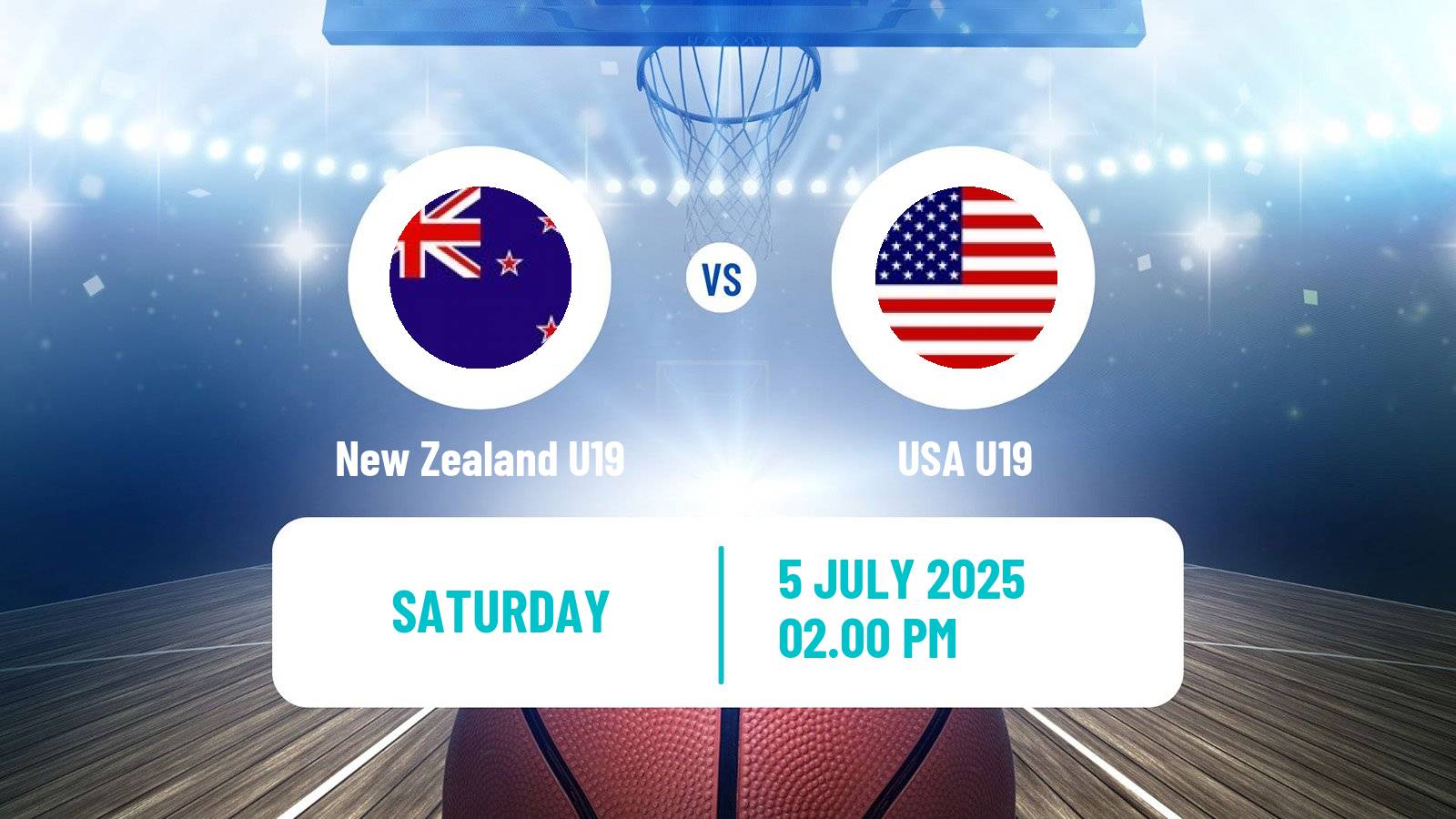 Basketball World Championship U19 Basketball New Zealand U19 - USA U19