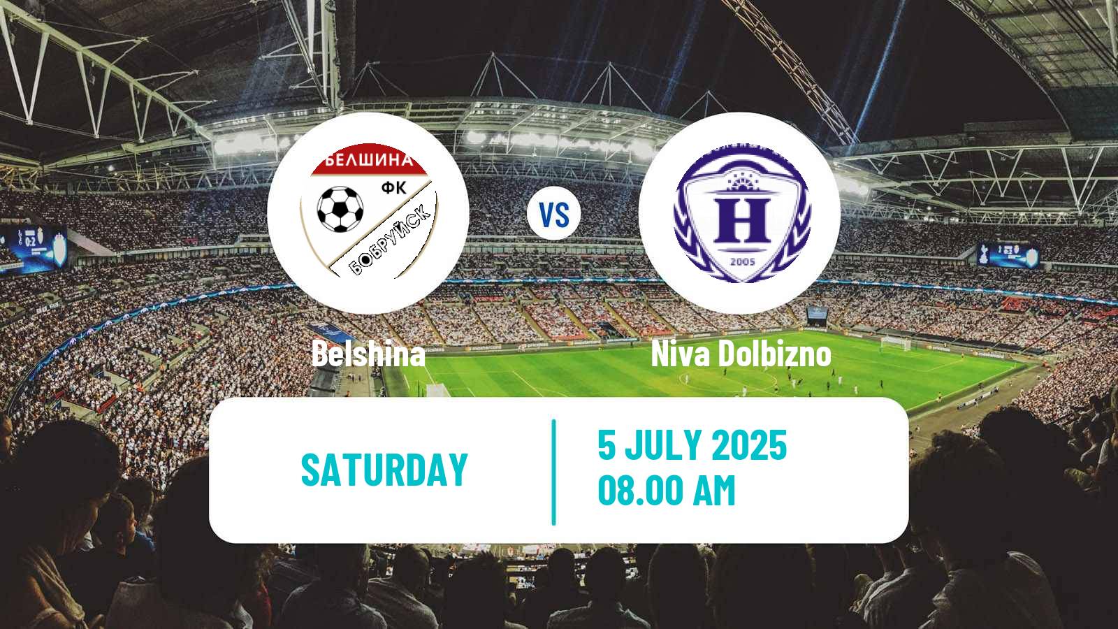 Soccer Belarusian Pershaya Liga Belshina - Niva Dolbizno
