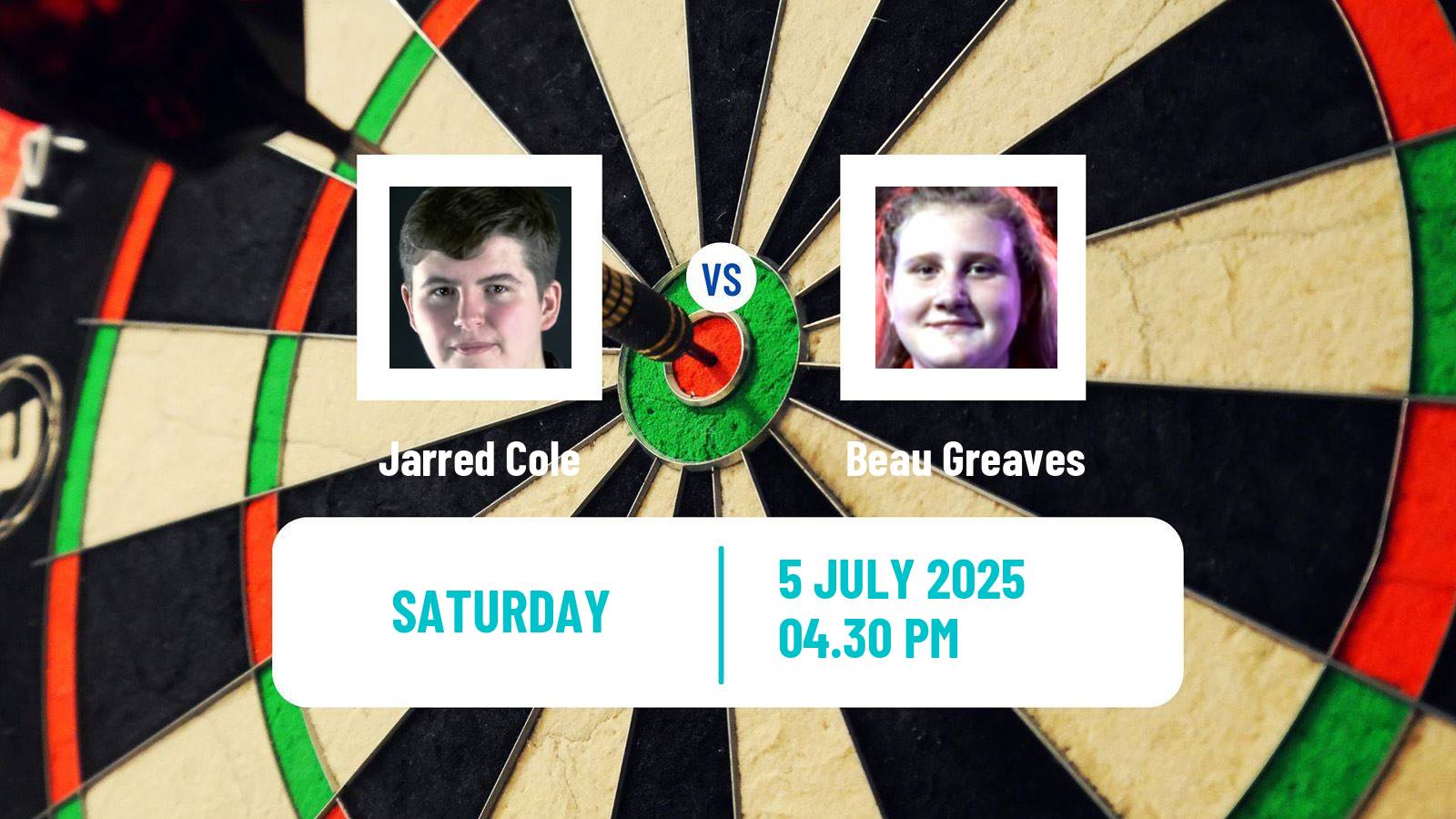 Darts Modus Super Series Jarred Cole - Beau Greaves
