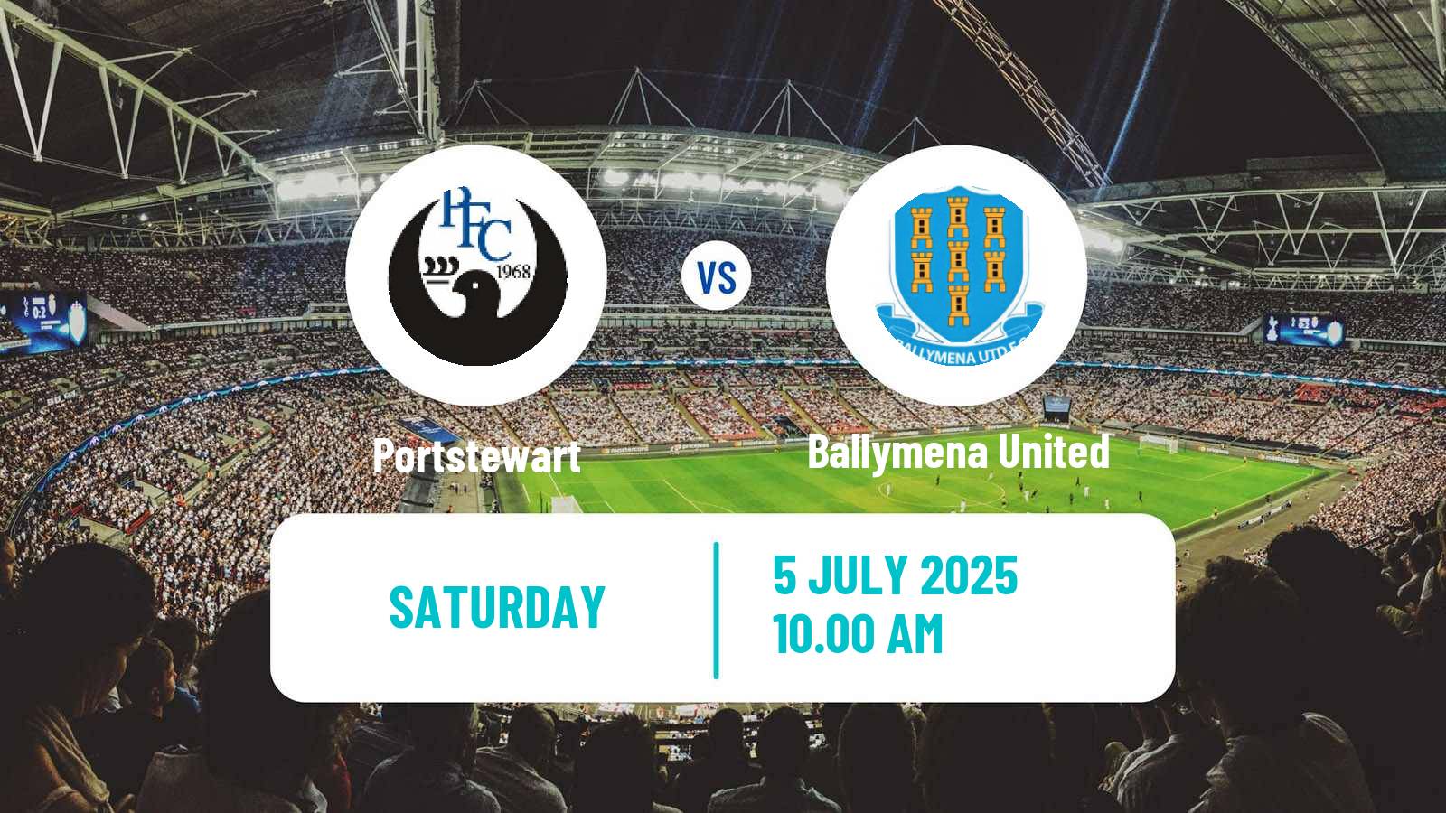 Soccer Club Friendly Portstewart - Ballymena United