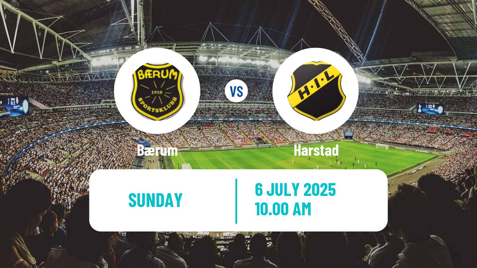 Soccer Norwegian Division 3 - Group 1 Bærum - Harstad