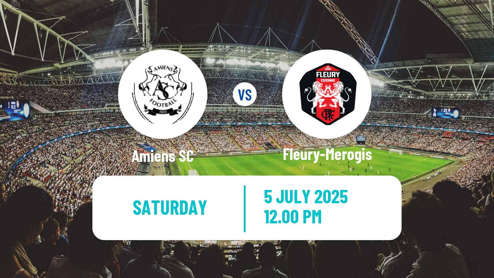 Soccer Club Friendly Amiens - Fleury-Merogis