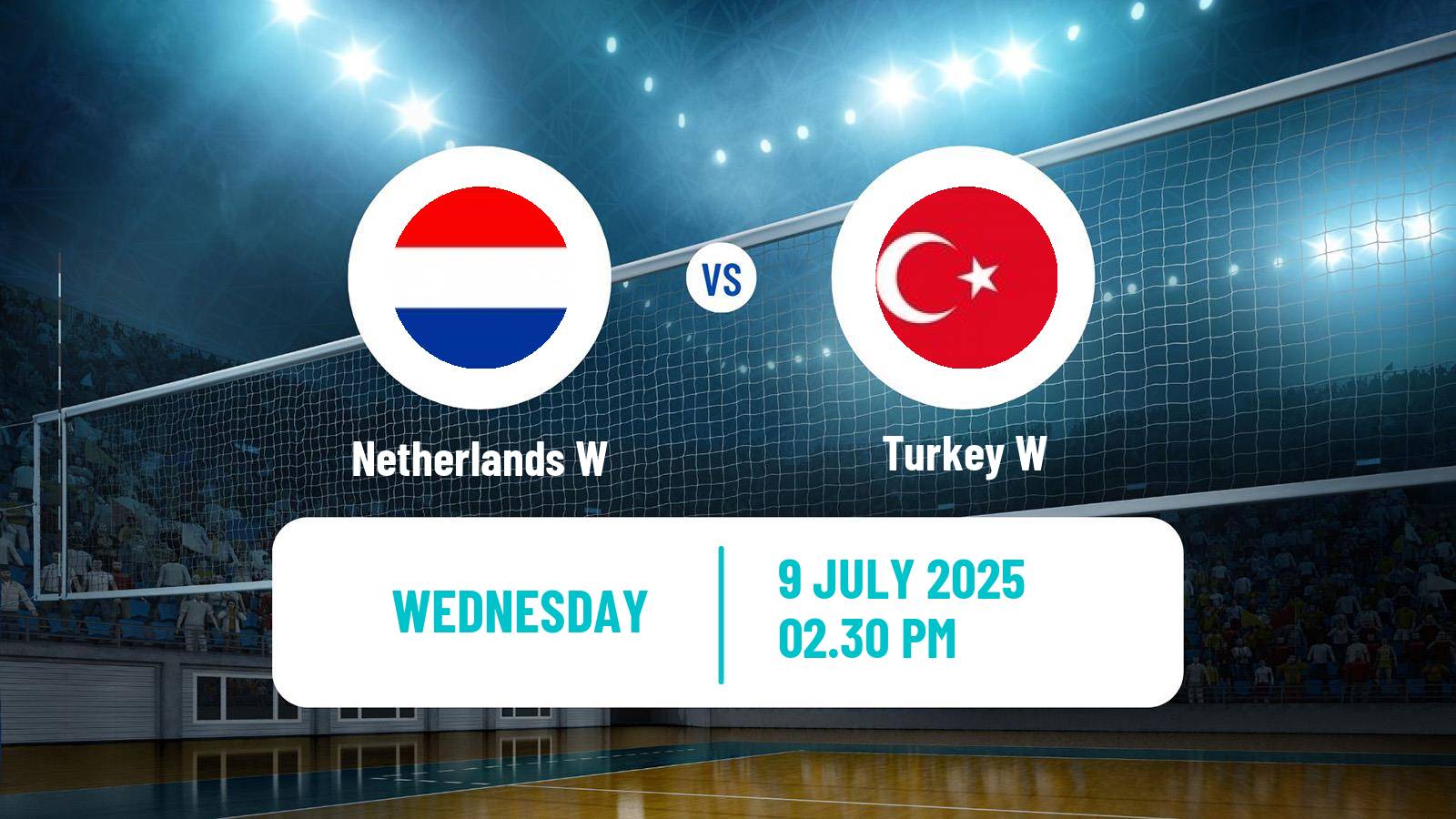 Volleyball Nations League Volleyball Women Netherlands W - Turkey W