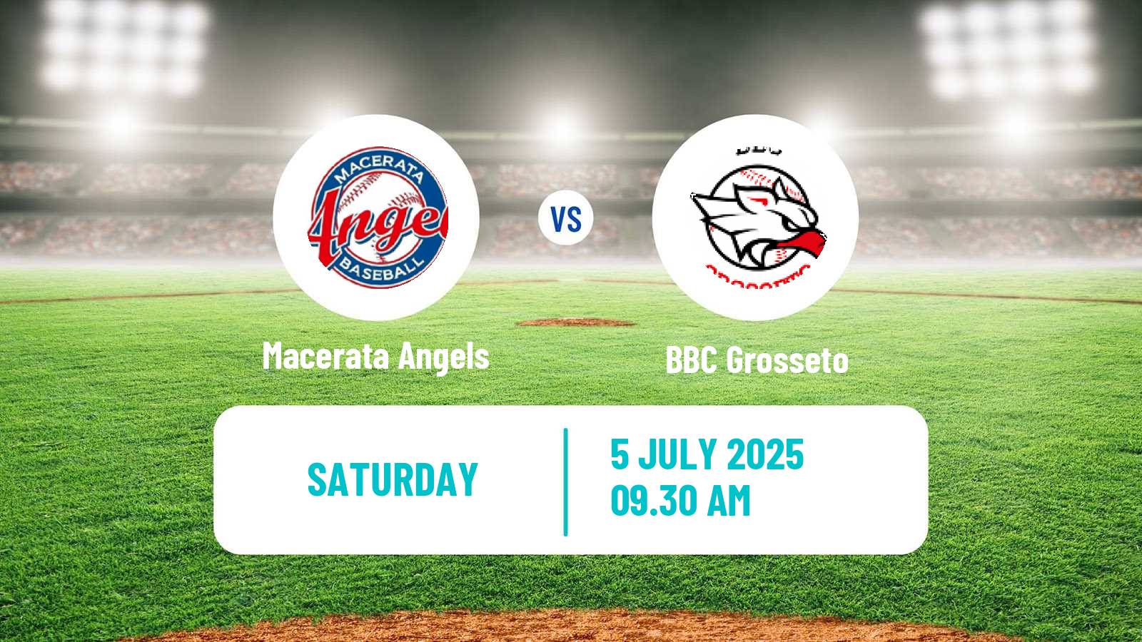 Baseball Italian Serie A1 Baseball Macerata Angels - Grosseto