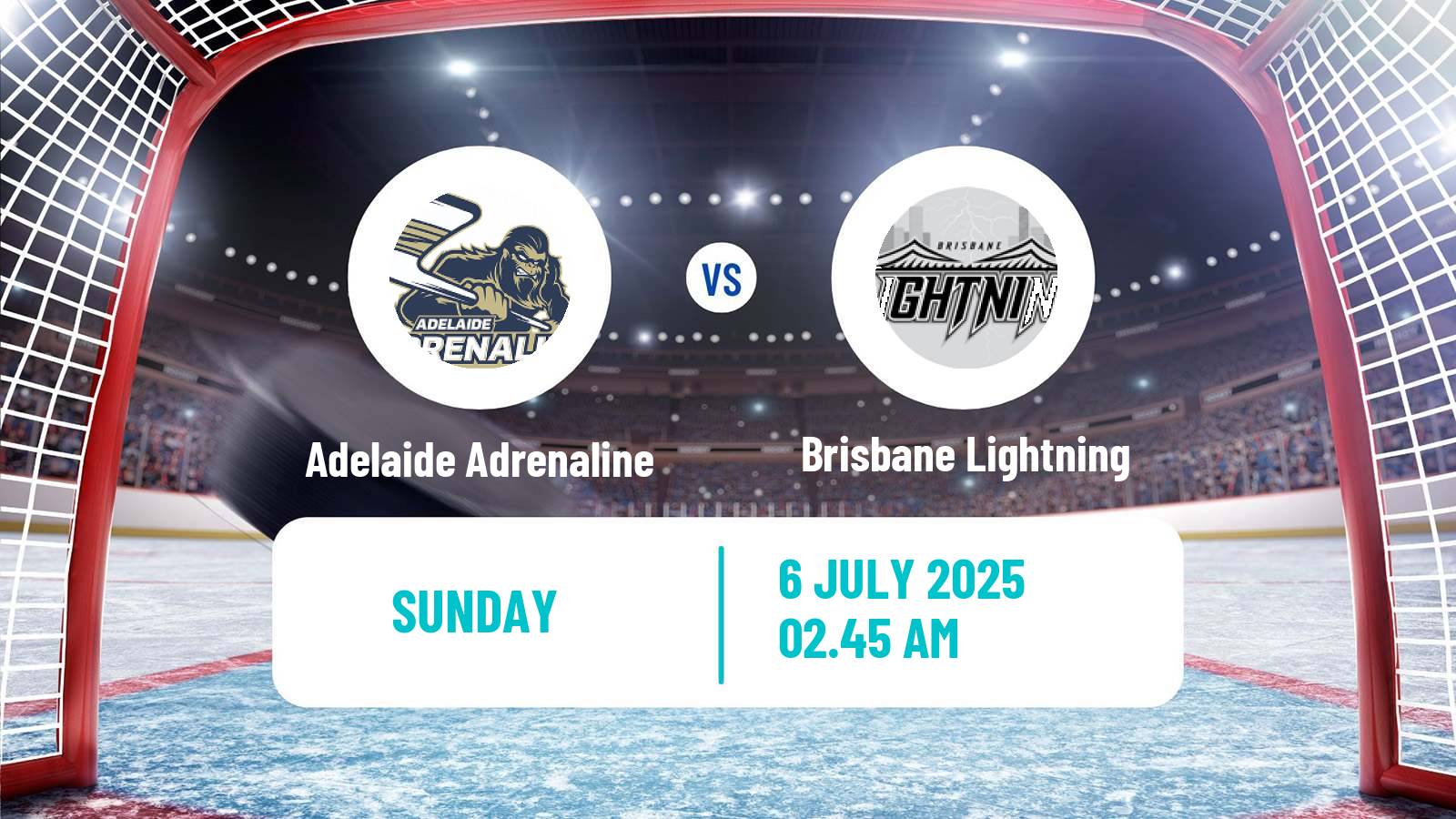 Hockey Australian Ice Hockey League Adelaide Adrenaline - Brisbane Lightning