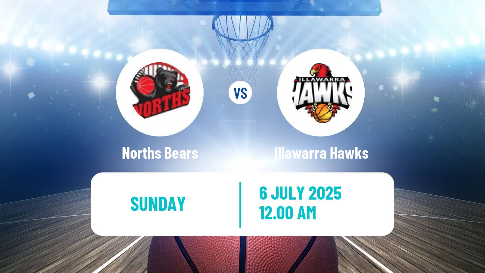 Basketball Australian NBL1 East Women Norths Bears - Illawarra Hawks