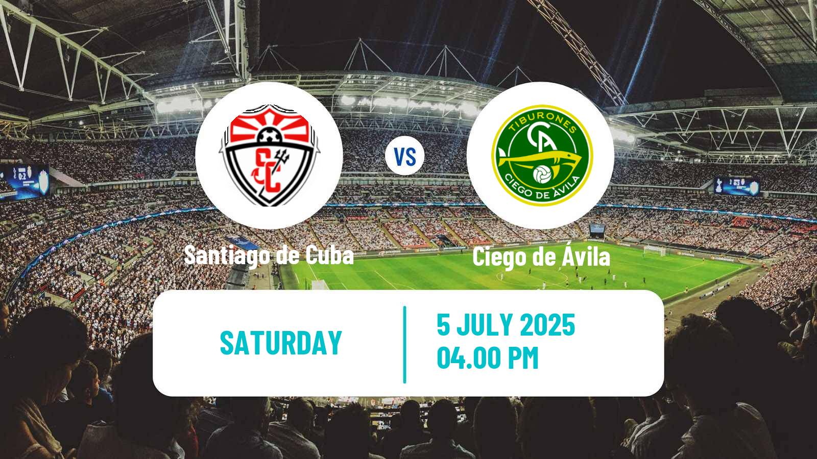 Soccer Cuba Liga Nacional Santiago de Cuba - Ciego de Ávila