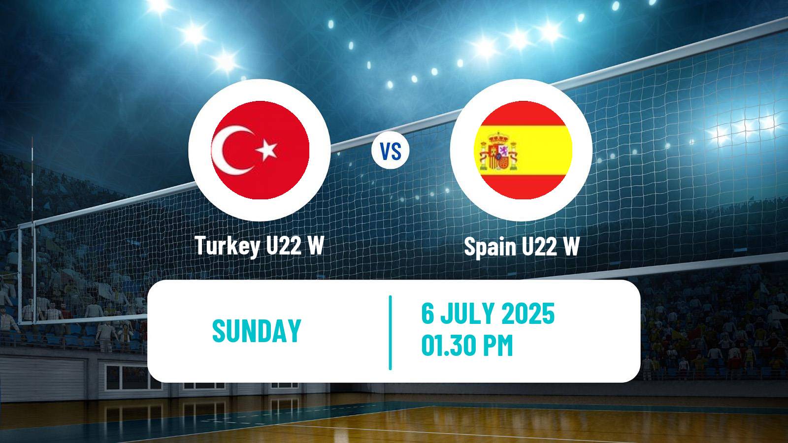 Volleyball European Championship U22 Volleyball Women Turkey U22 W - Spain U22 W