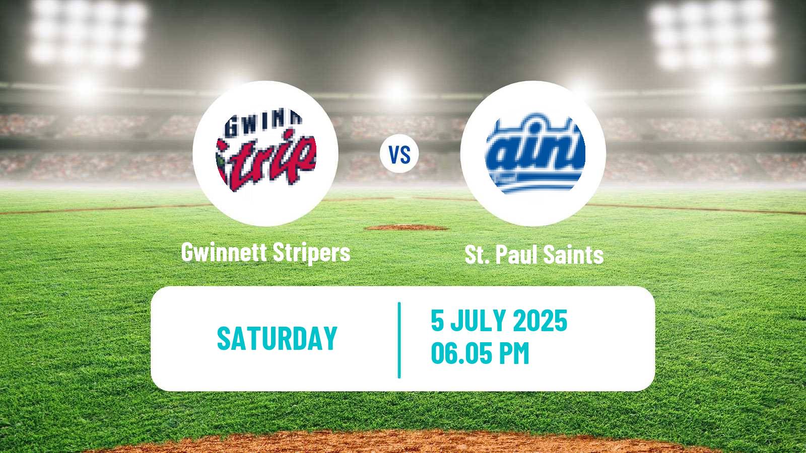 Baseball IL Gwinnett Stripers - St. Paul Saints