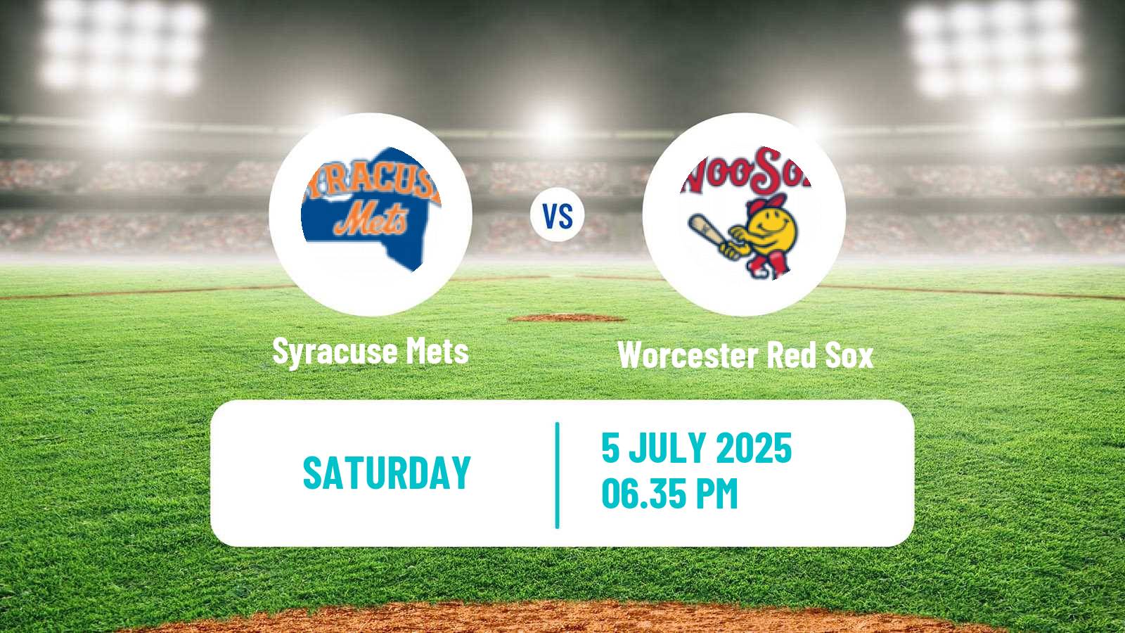 Baseball IL Syracuse Mets - Worcester Red Sox