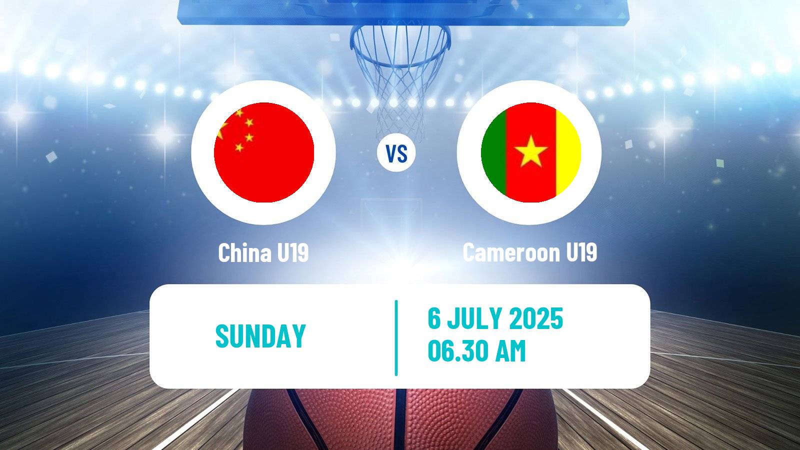Basketball World Championship U19 Basketball China U19 - Cameroon U19