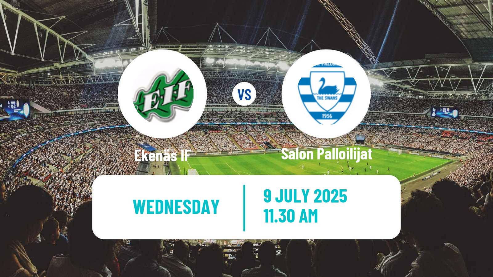Soccer Finnish Ykkosliiga Ekenäs - Salon Palloilijat