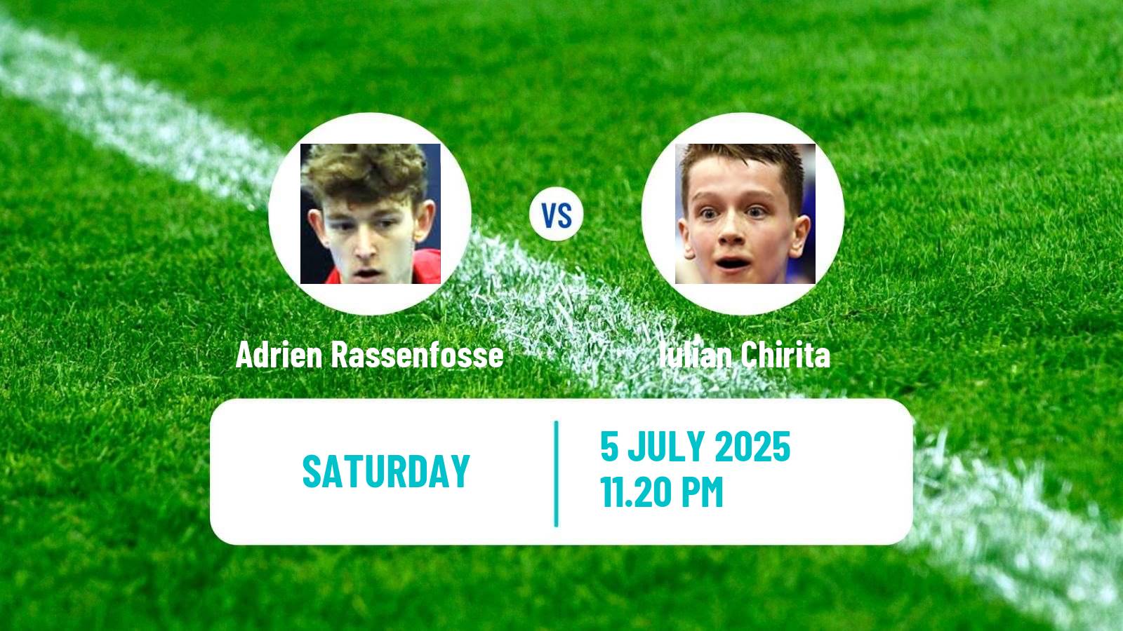 Table tennis United States Smash Men Adrien Rassenfosse - Iulian Chirita