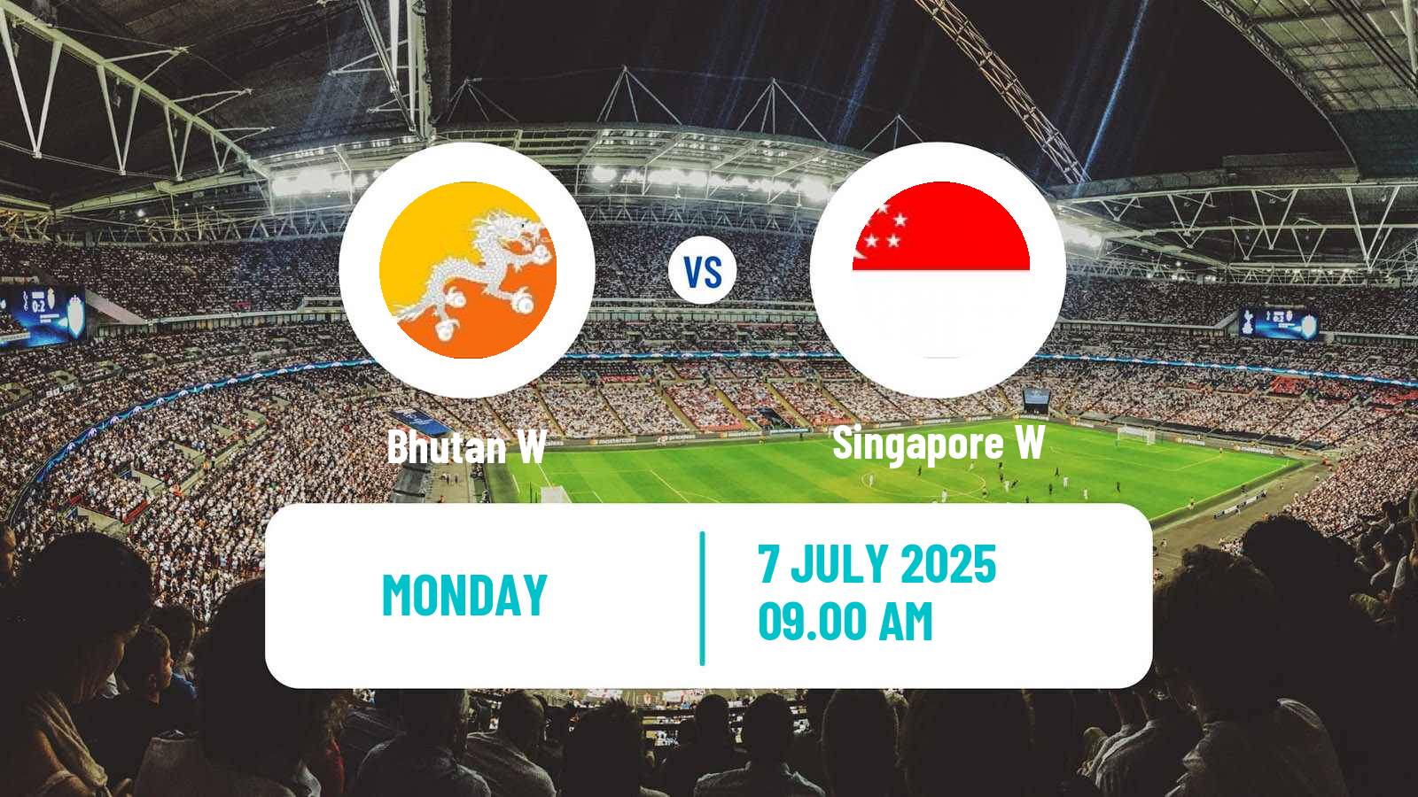 Soccer Asian Cup Women Bhutan W - Singapore W