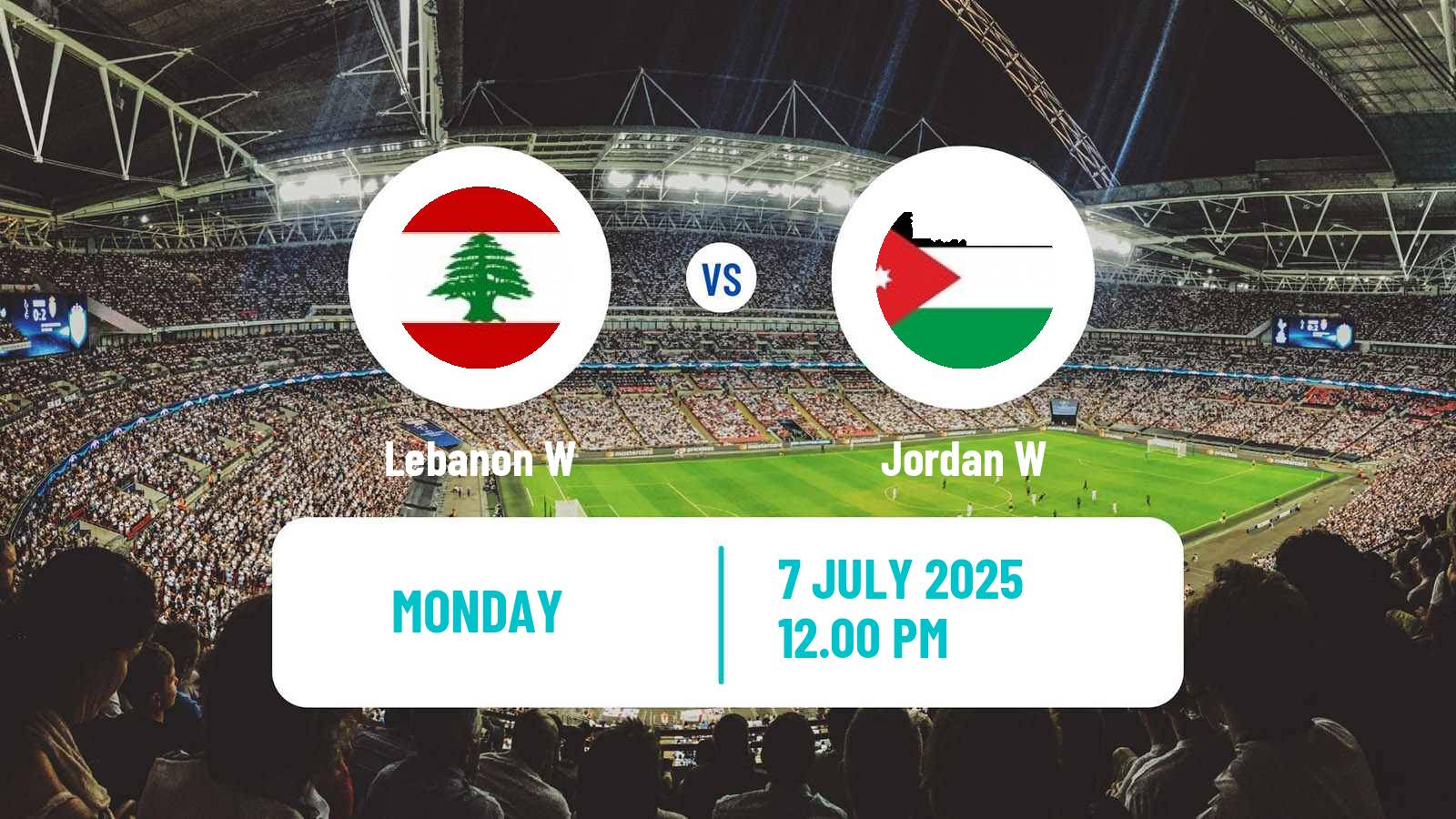 Soccer Asian Cup Women Lebanon W - Jordan W