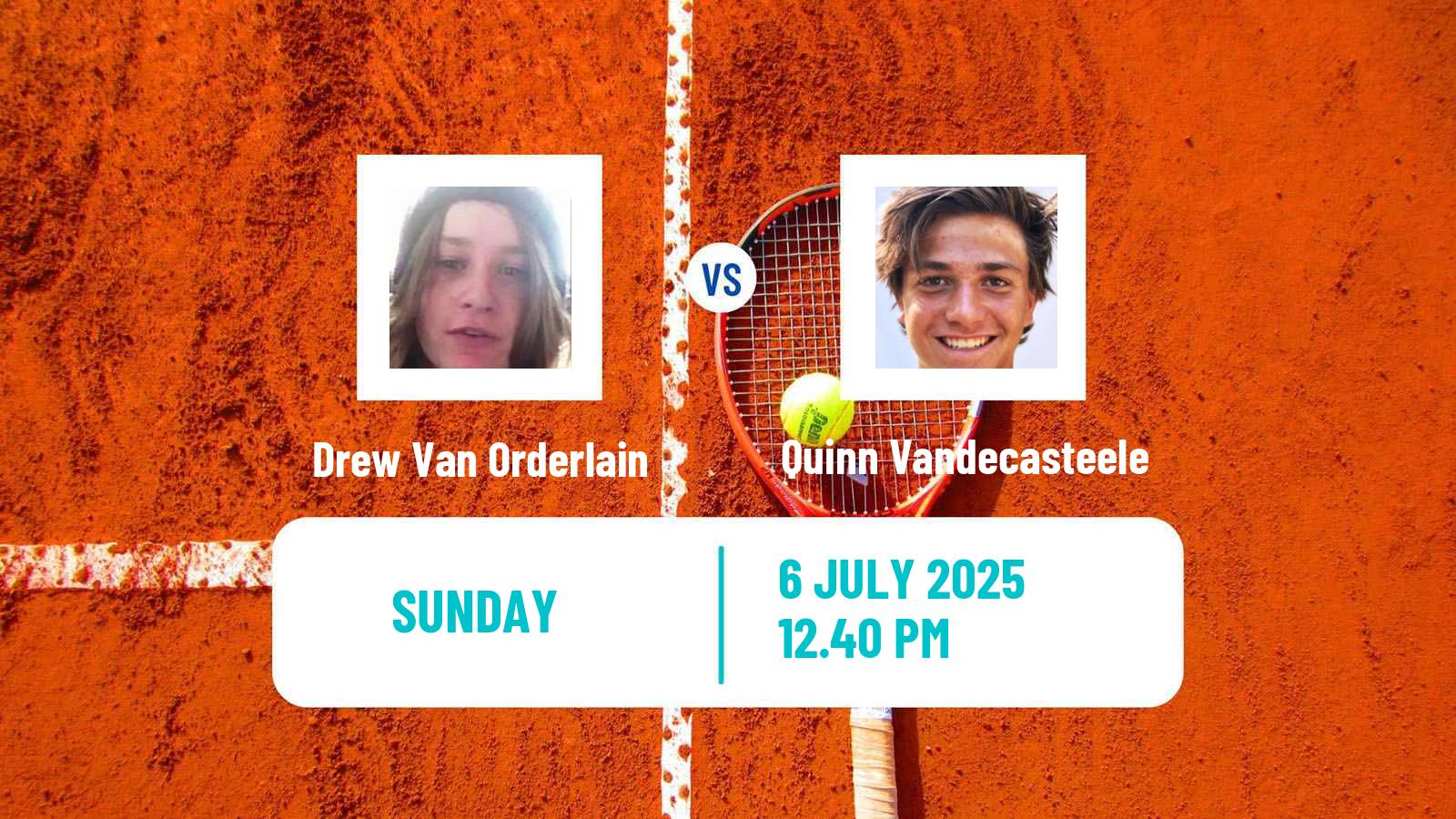 Tennis Newport Challenger Men Drew Van Orderlain - Quinn Vandecasteele