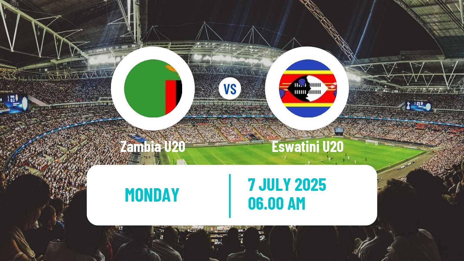 Soccer COSAFA Championship U20 Zambia U20 - Eswatini U20
